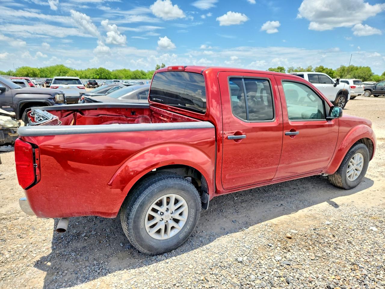 2015 Nissan Frontier Sv Red vin: 1N6AD0ER6FN725093