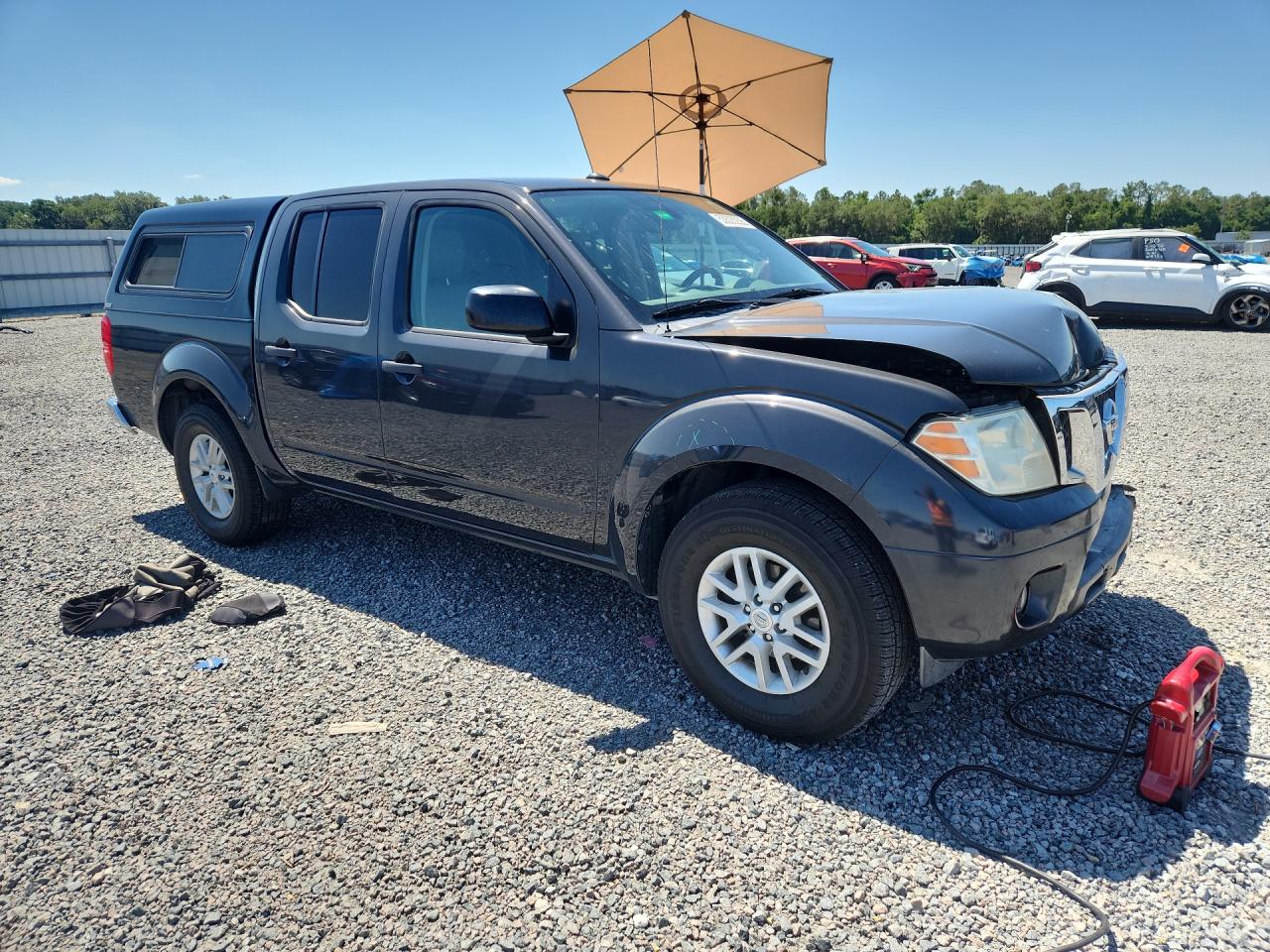 2015 Nissan Frontier S Gray vin: 1N6AD0ER6FN756425
