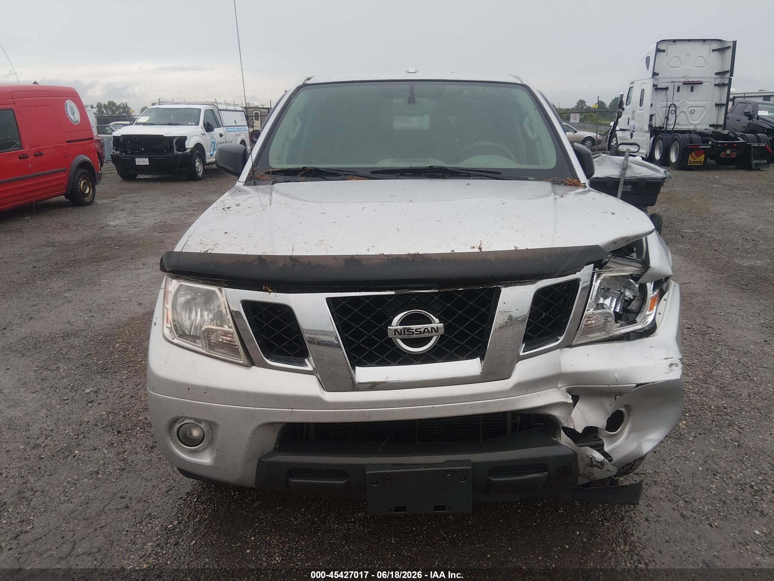 2015 Nissan Frontier Sv Silver vin: 1N6AD0ER6FN759941