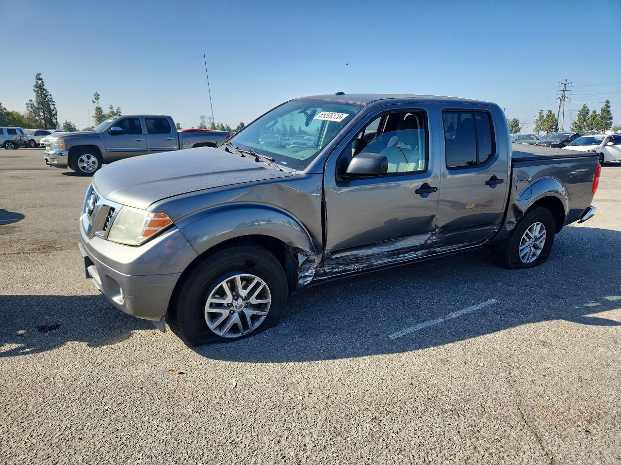 2016 Nissan Frontier Sv Gray vin: 1N6AD0ER6GN714841