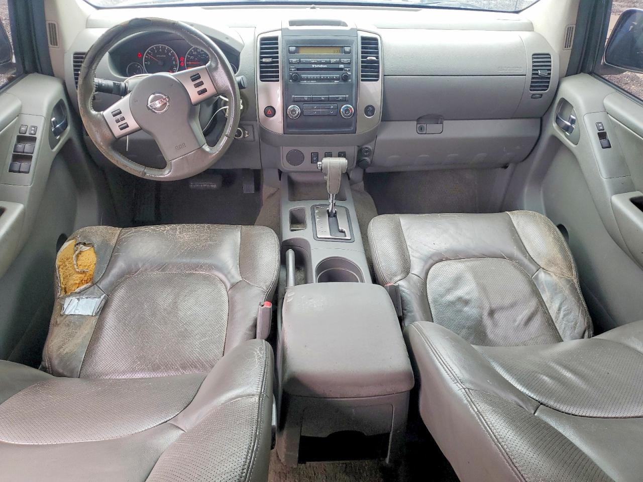 2010 Nissan Frontier Se V6 Gray vin: 1N6AD0ER7AC400151