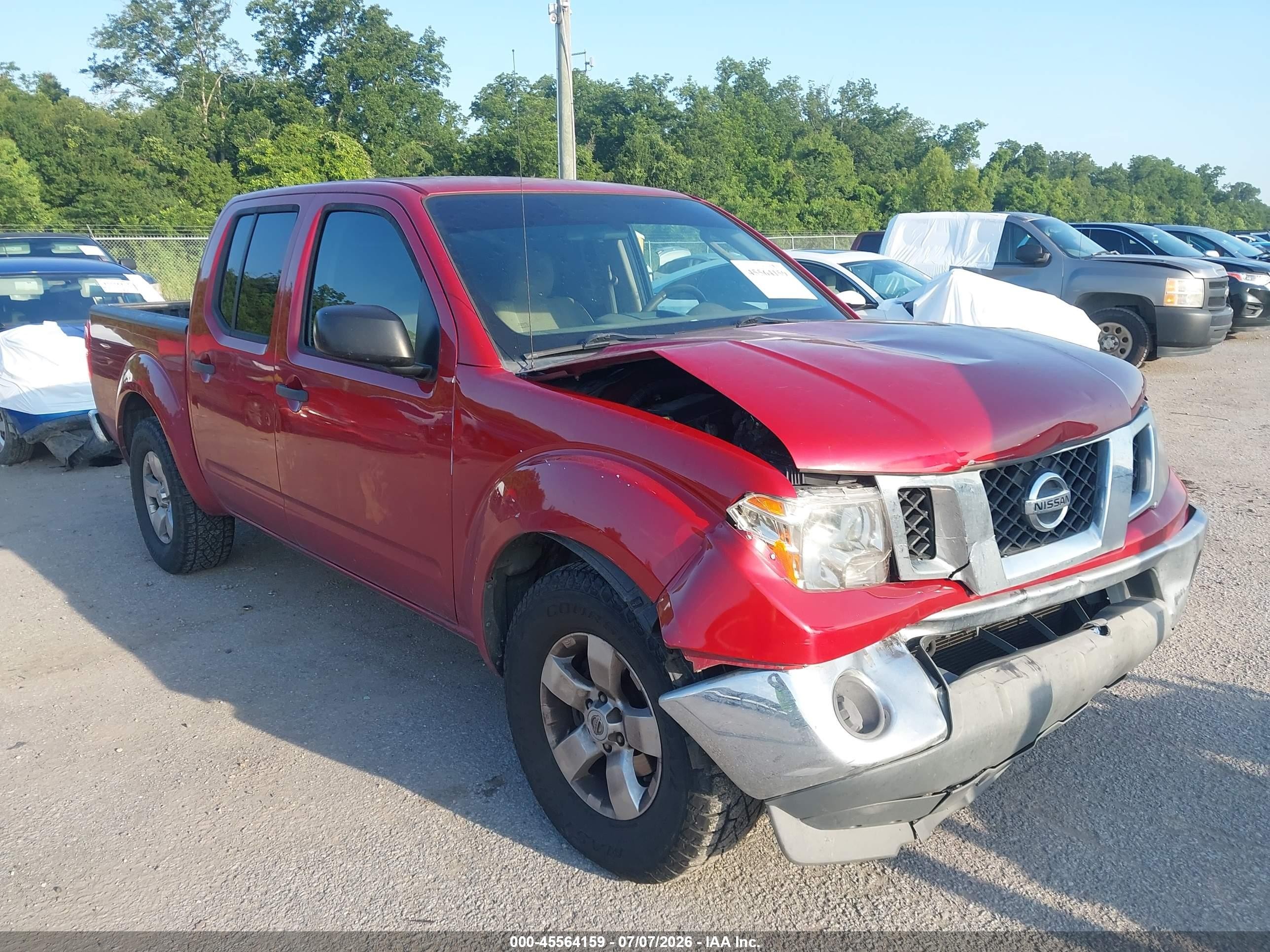 2010 Nissan Frontier Se Red vin: 1N6AD0ER7AC413840