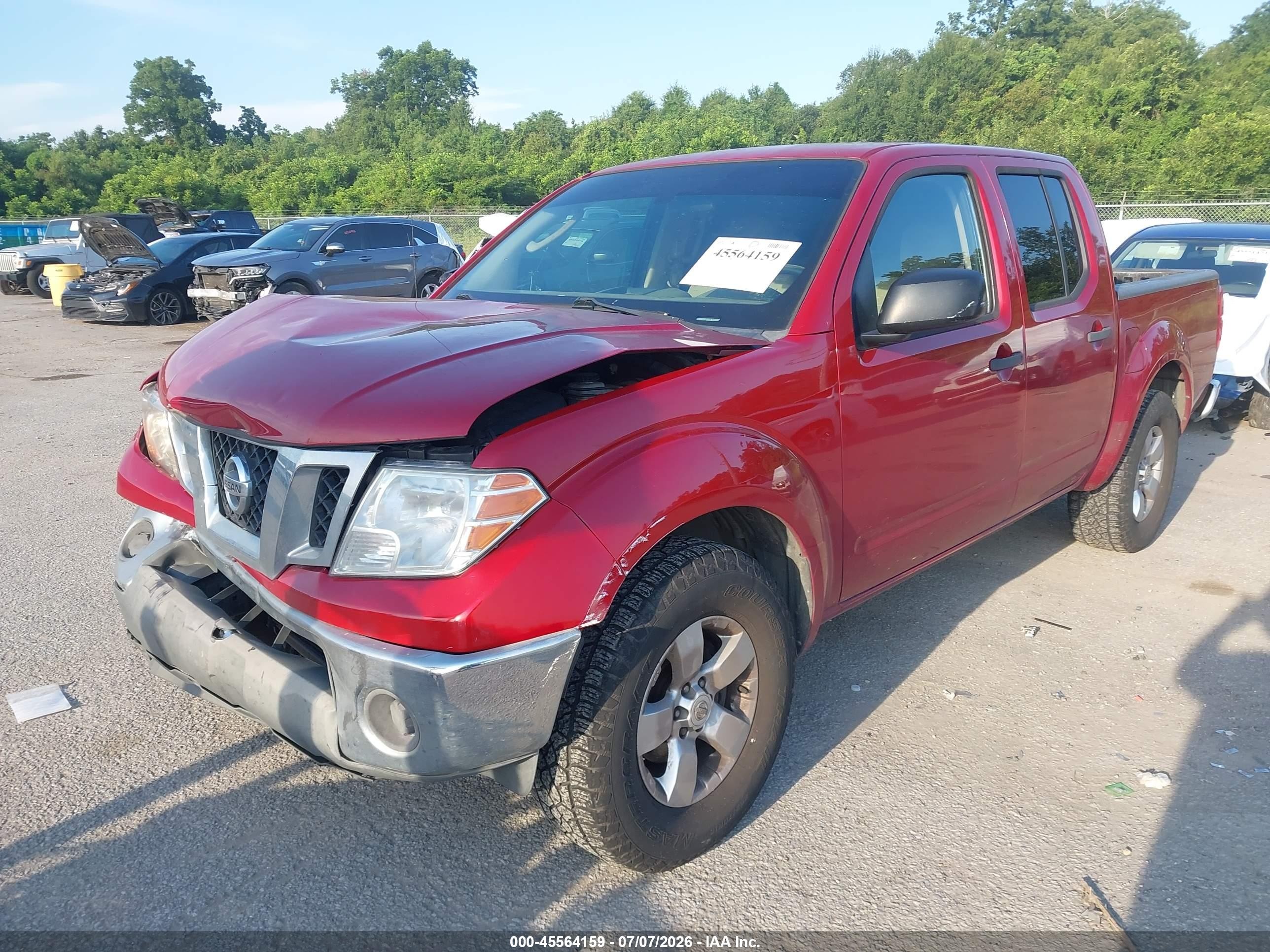 2010 Nissan Frontier Se Red vin: 1N6AD0ER7AC413840