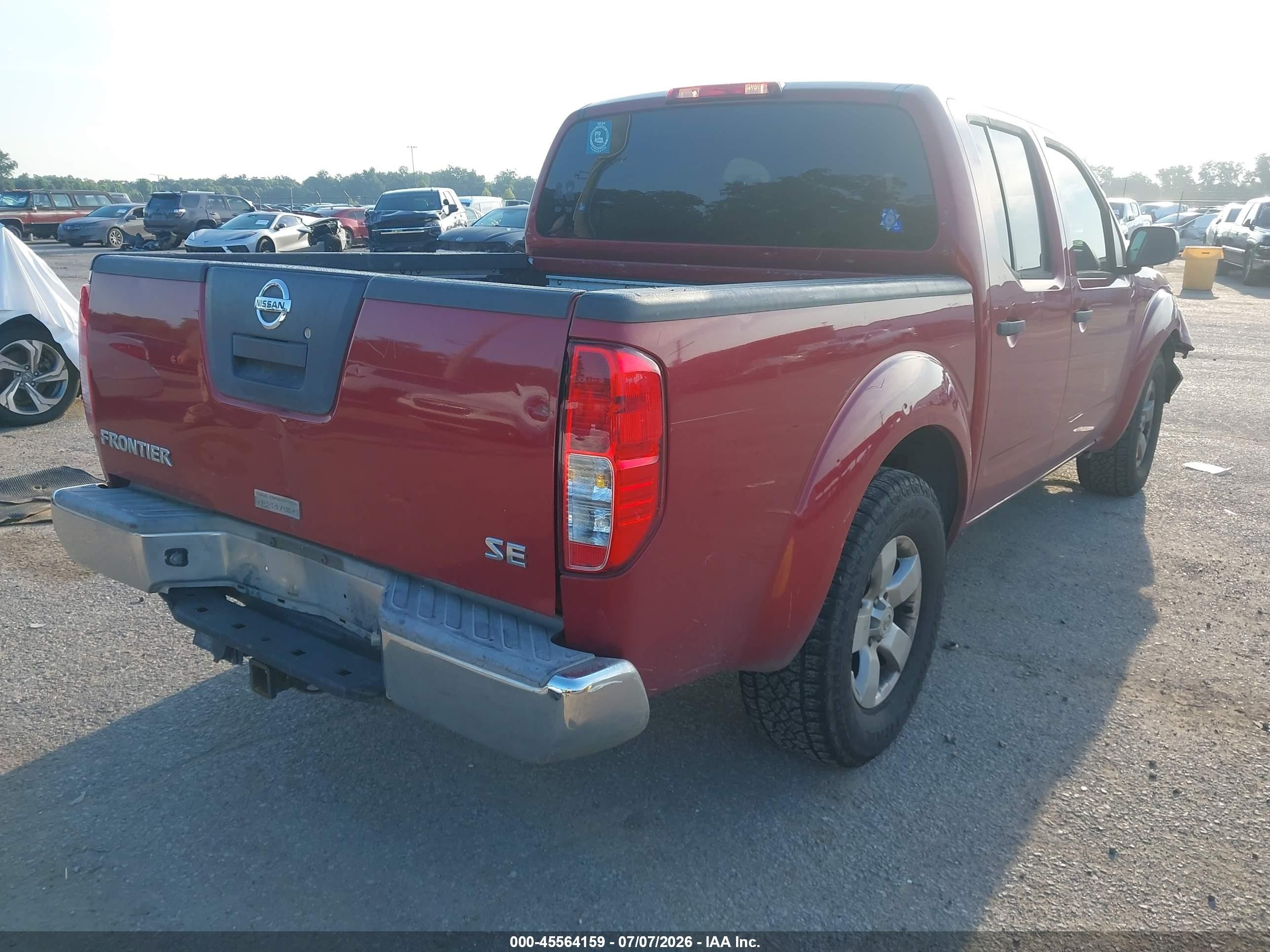 2010 Nissan Frontier Se Red vin: 1N6AD0ER7AC413840