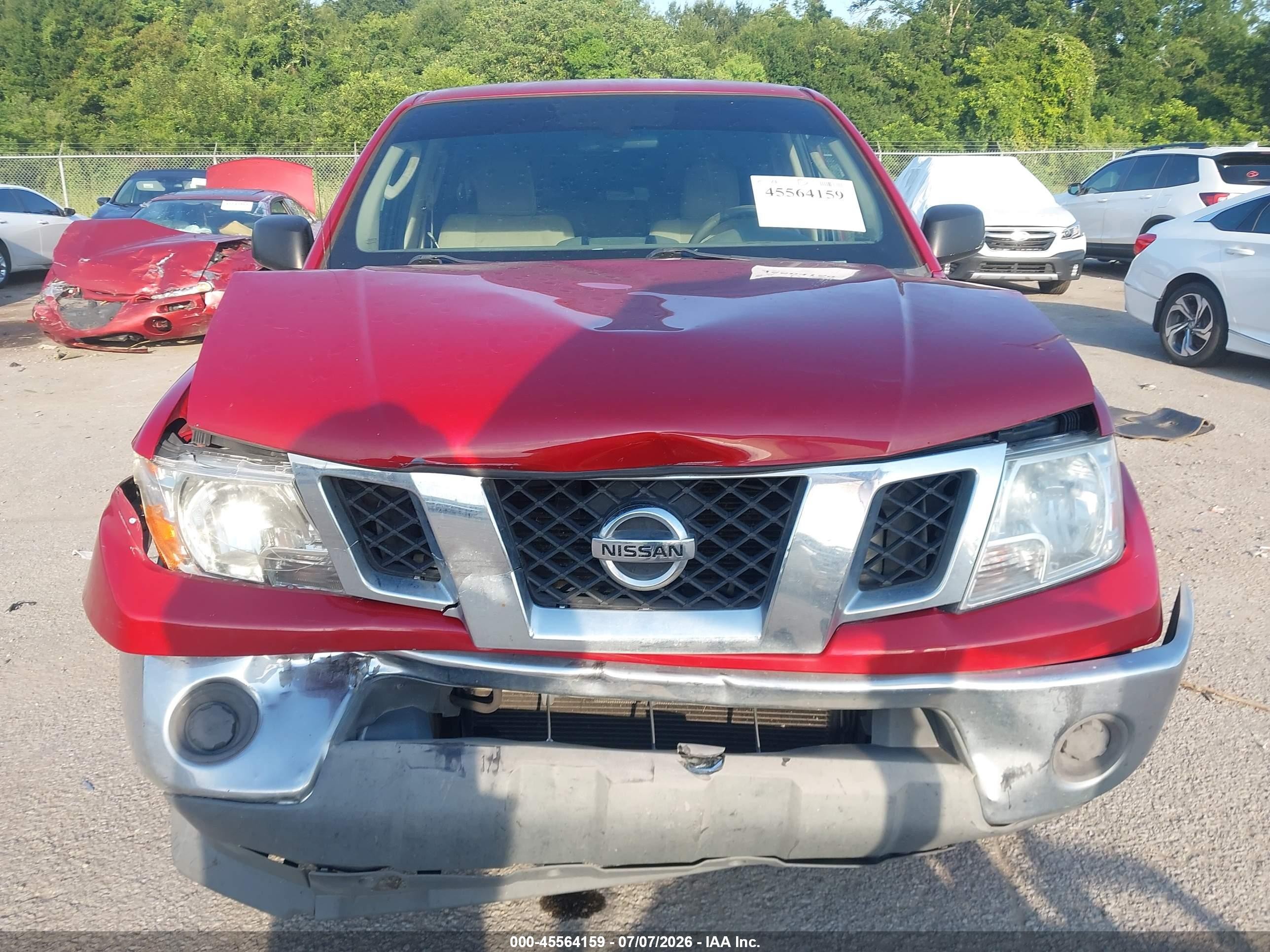 2010 Nissan Frontier Se Red vin: 1N6AD0ER7AC413840