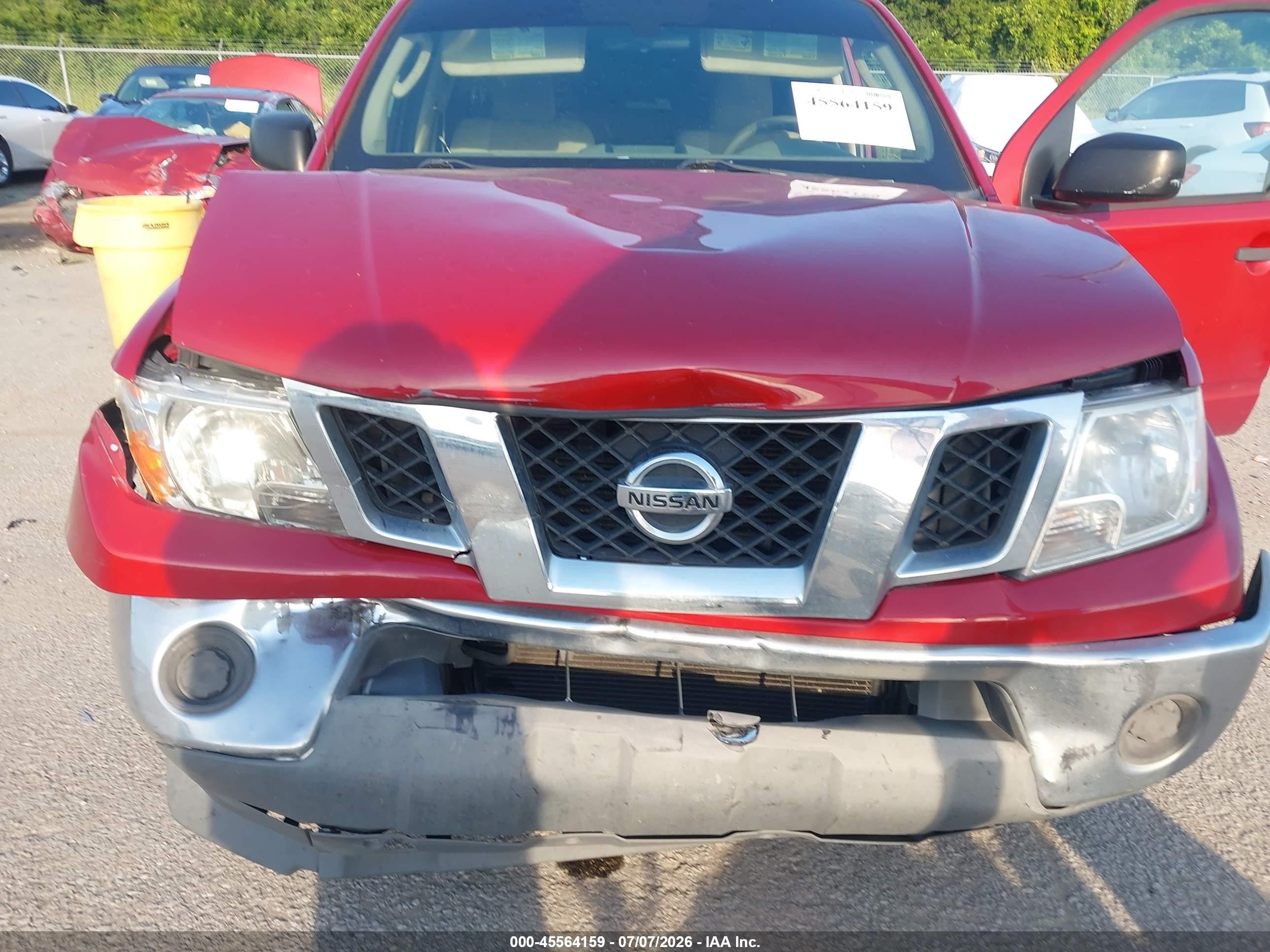 2010 Nissan Frontier Se Red vin: 1N6AD0ER7AC413840