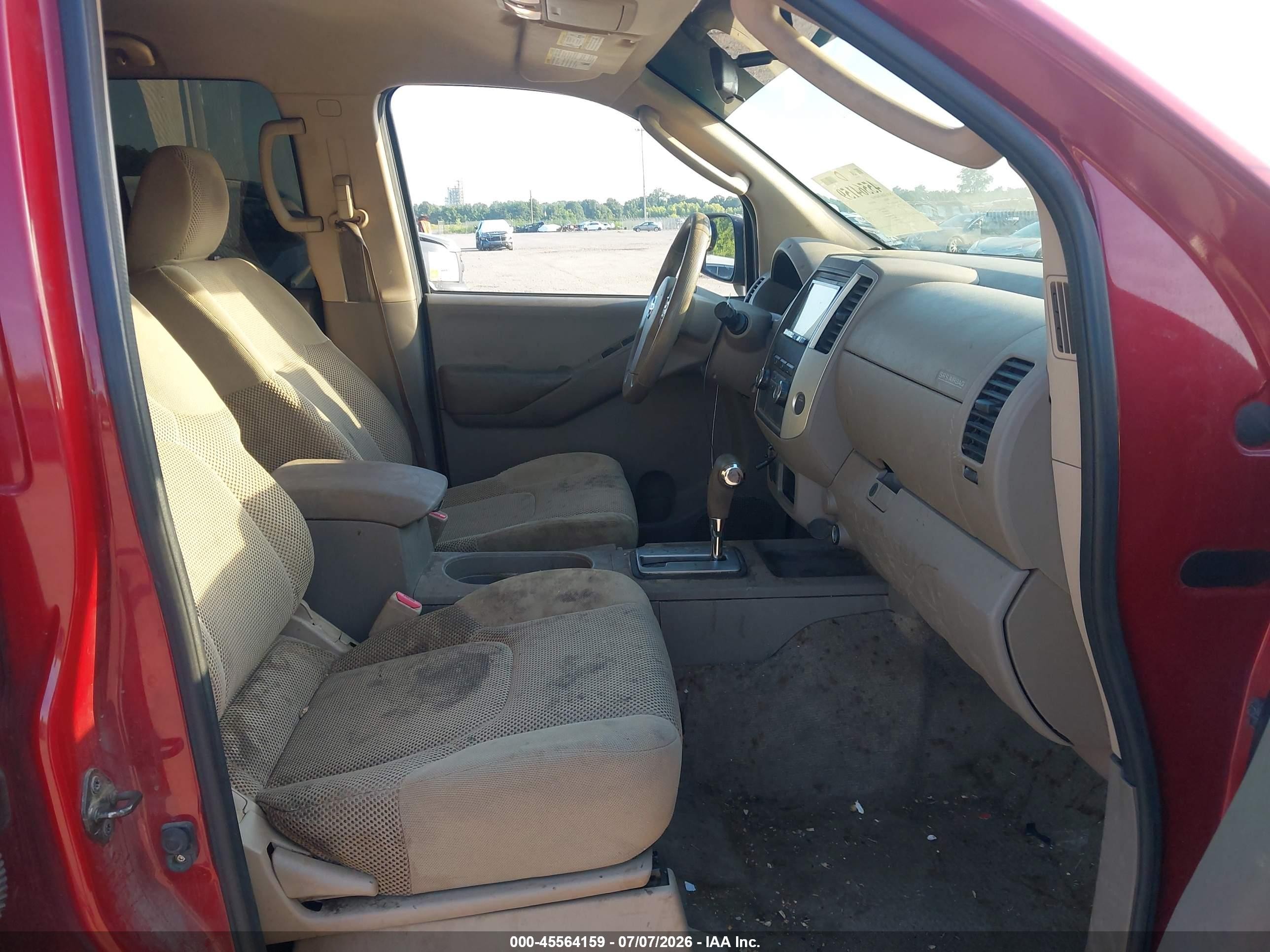 2010 Nissan Frontier Se Red vin: 1N6AD0ER7AC413840