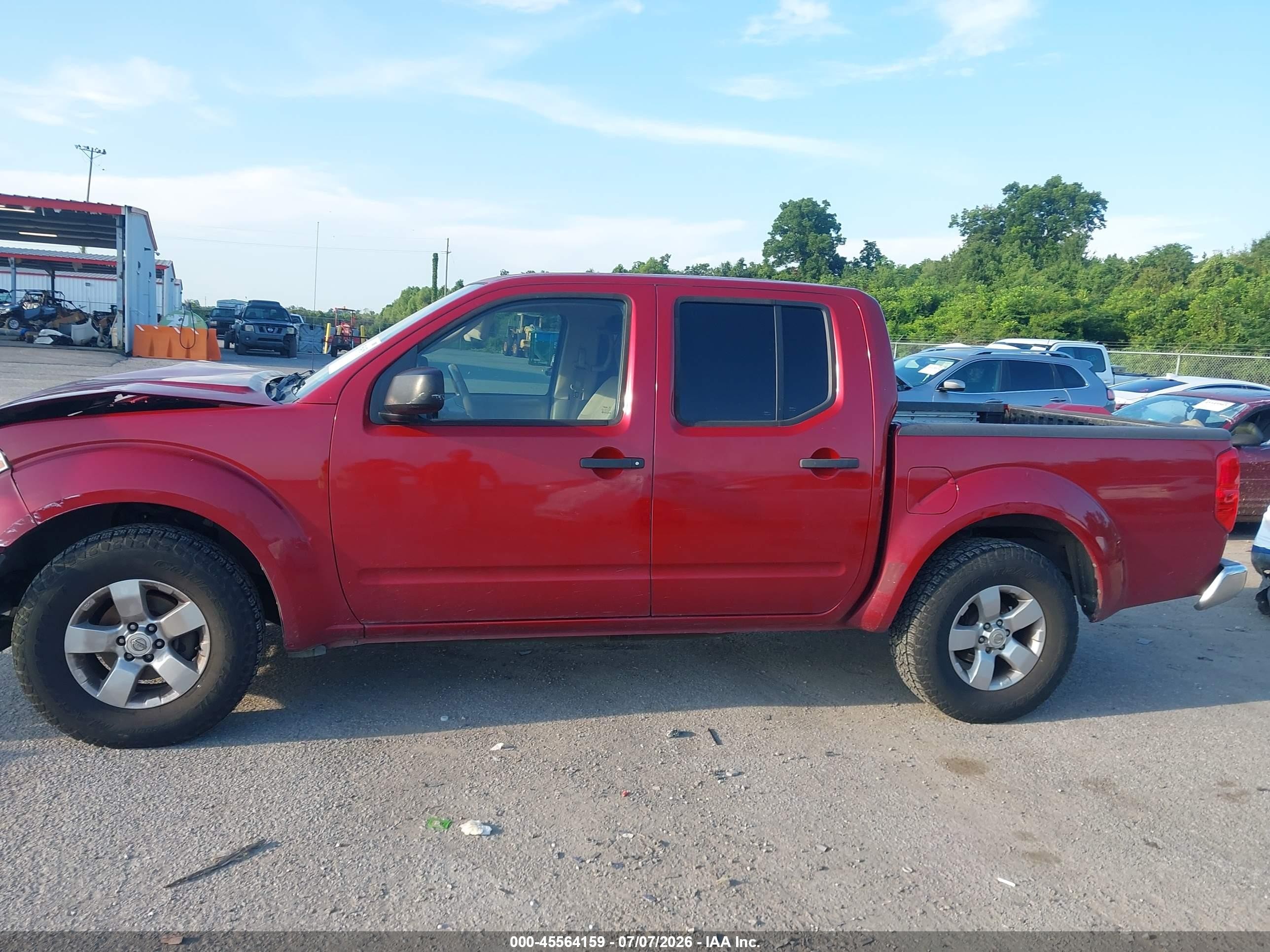 2010 Nissan Frontier Se Red vin: 1N6AD0ER7AC413840