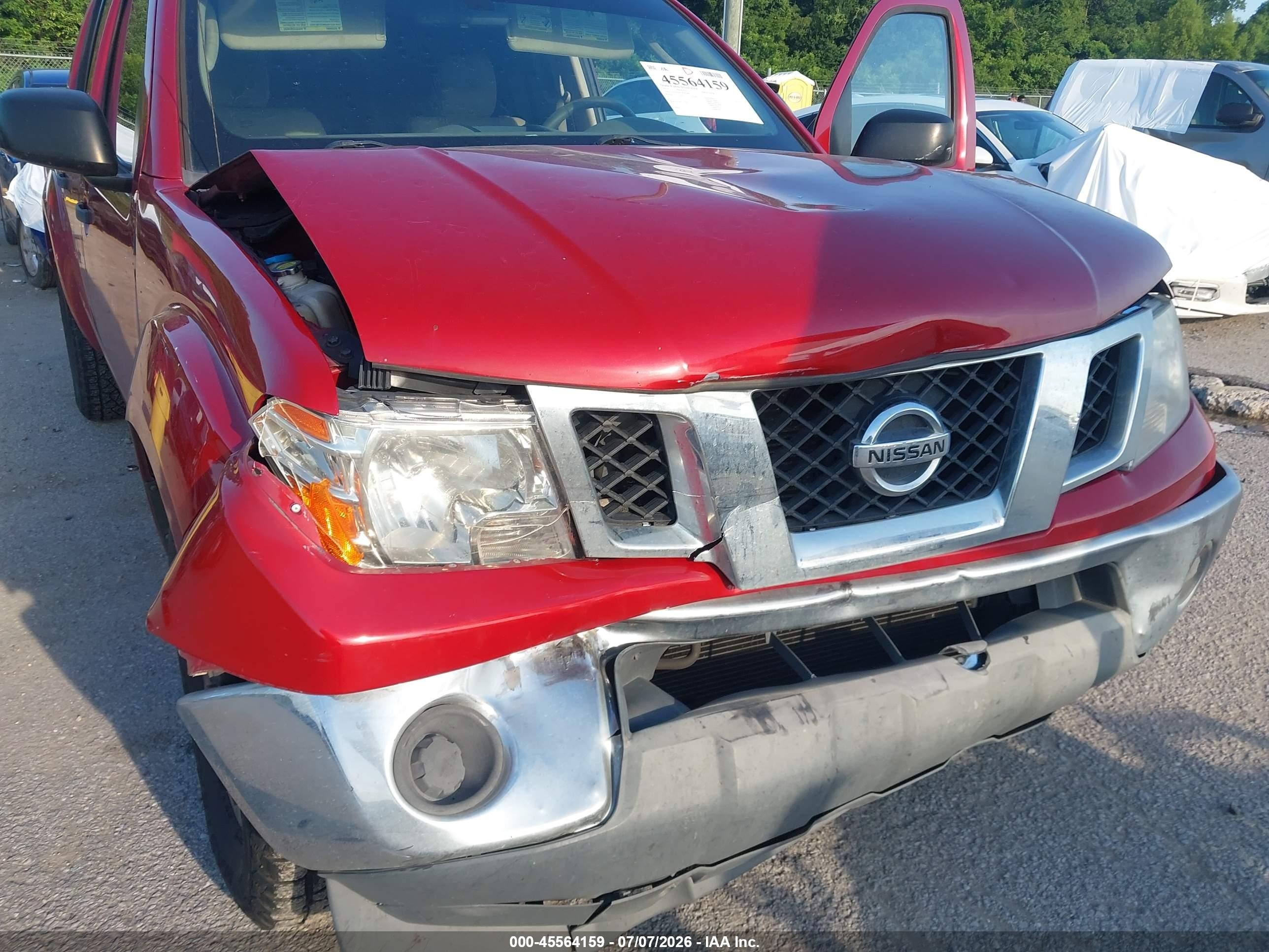 2010 Nissan Frontier Se Red vin: 1N6AD0ER7AC413840