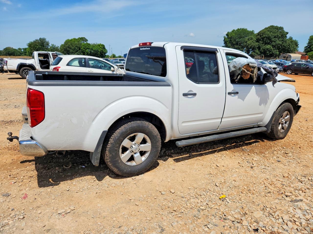 2011 Nissan Frontier S White vin: 1N6AD0ER7BC406792