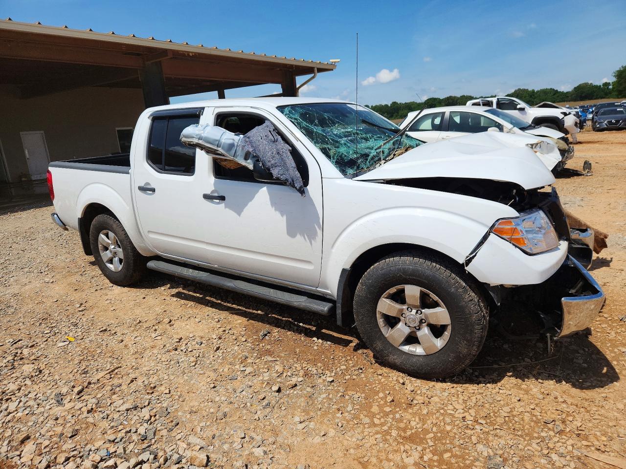 2011 Nissan Frontier S White vin: 1N6AD0ER7BC406792