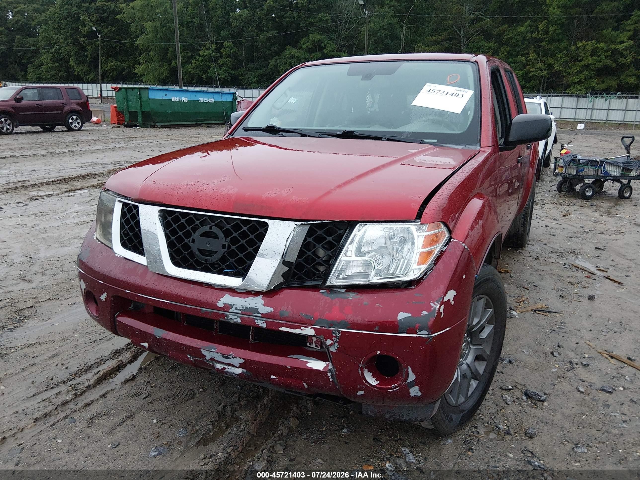 2012 Nissan Frontier Sv Red vin: 1N6AD0ER7CC428650
