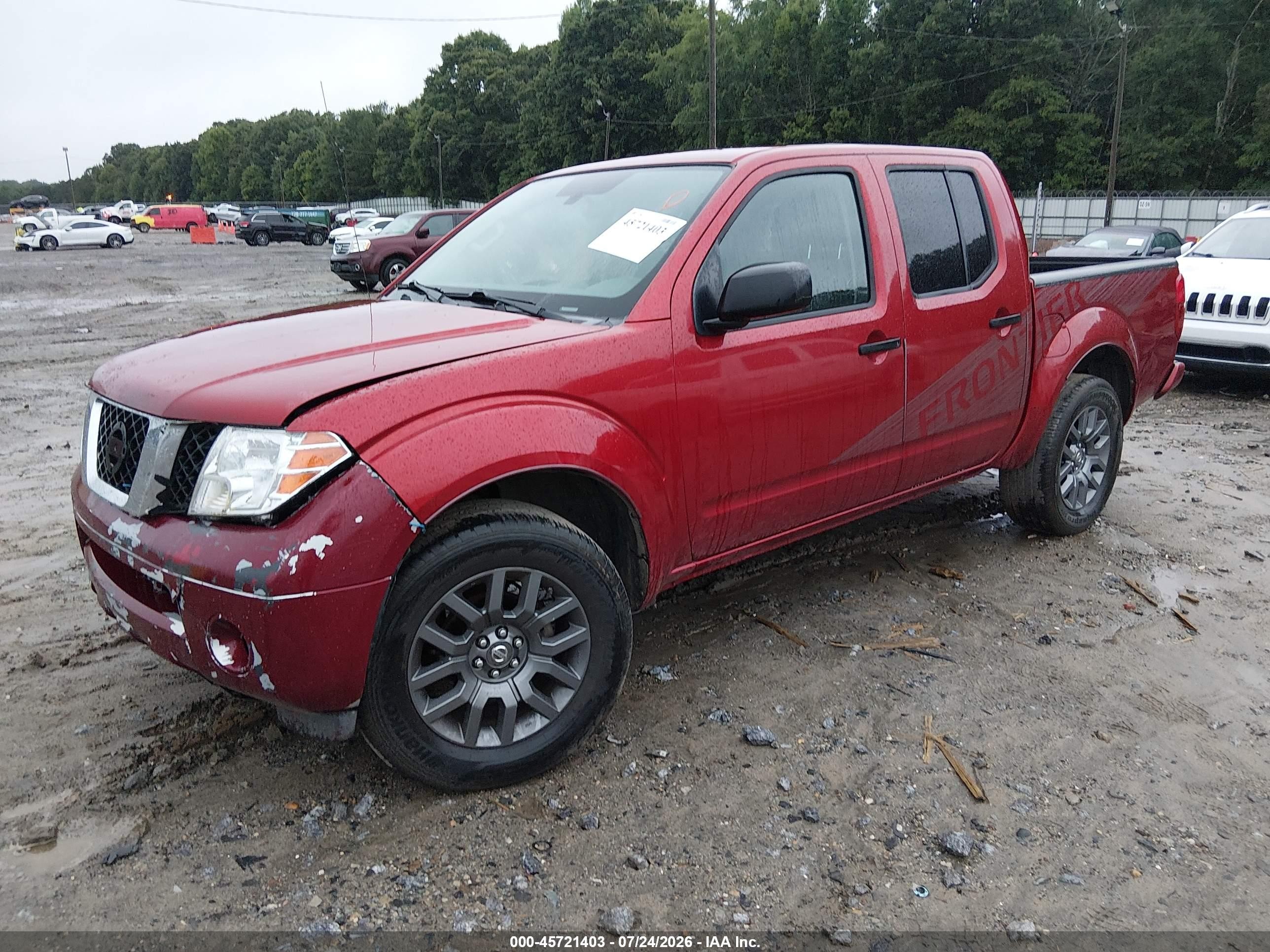2012 Nissan Frontier Sv Red vin: 1N6AD0ER7CC428650