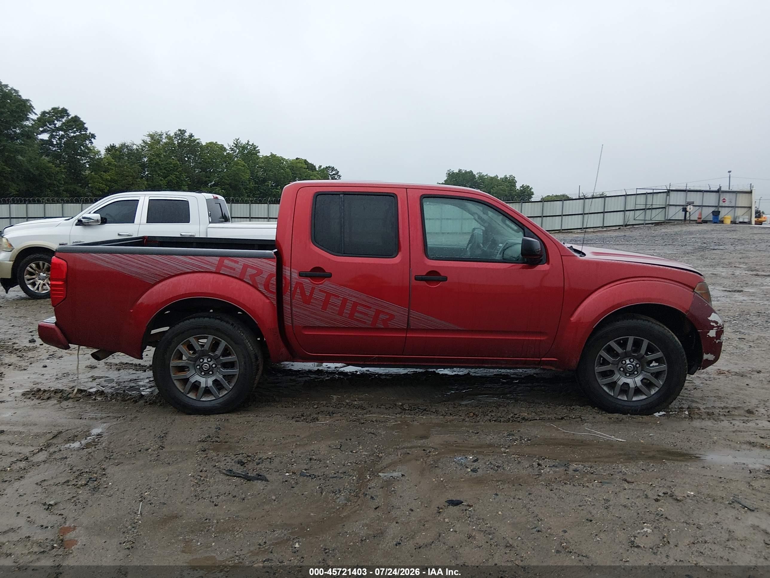 2012 Nissan Frontier Sv Red vin: 1N6AD0ER7CC428650