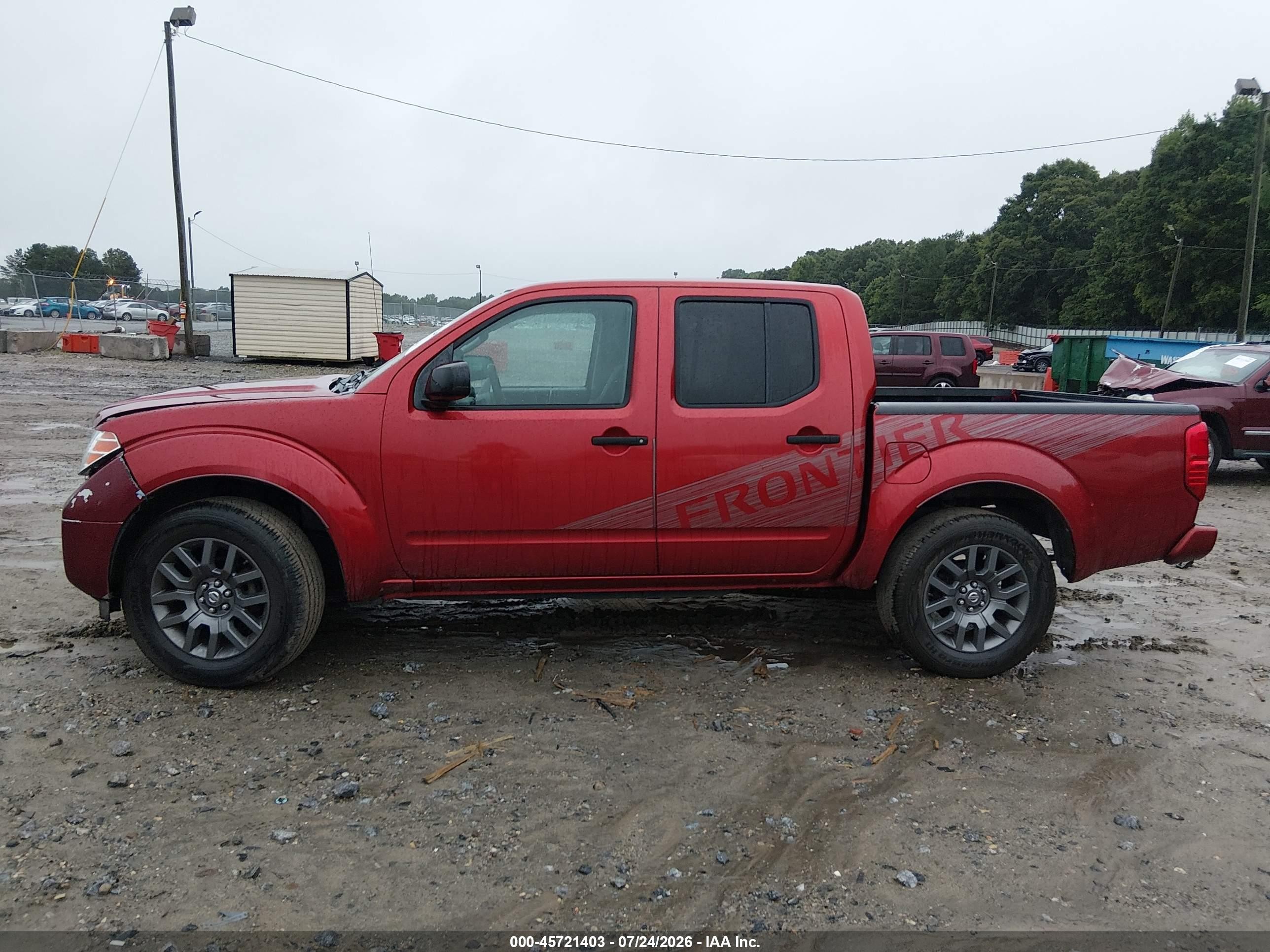 2012 Nissan Frontier Sv Red vin: 1N6AD0ER7CC428650