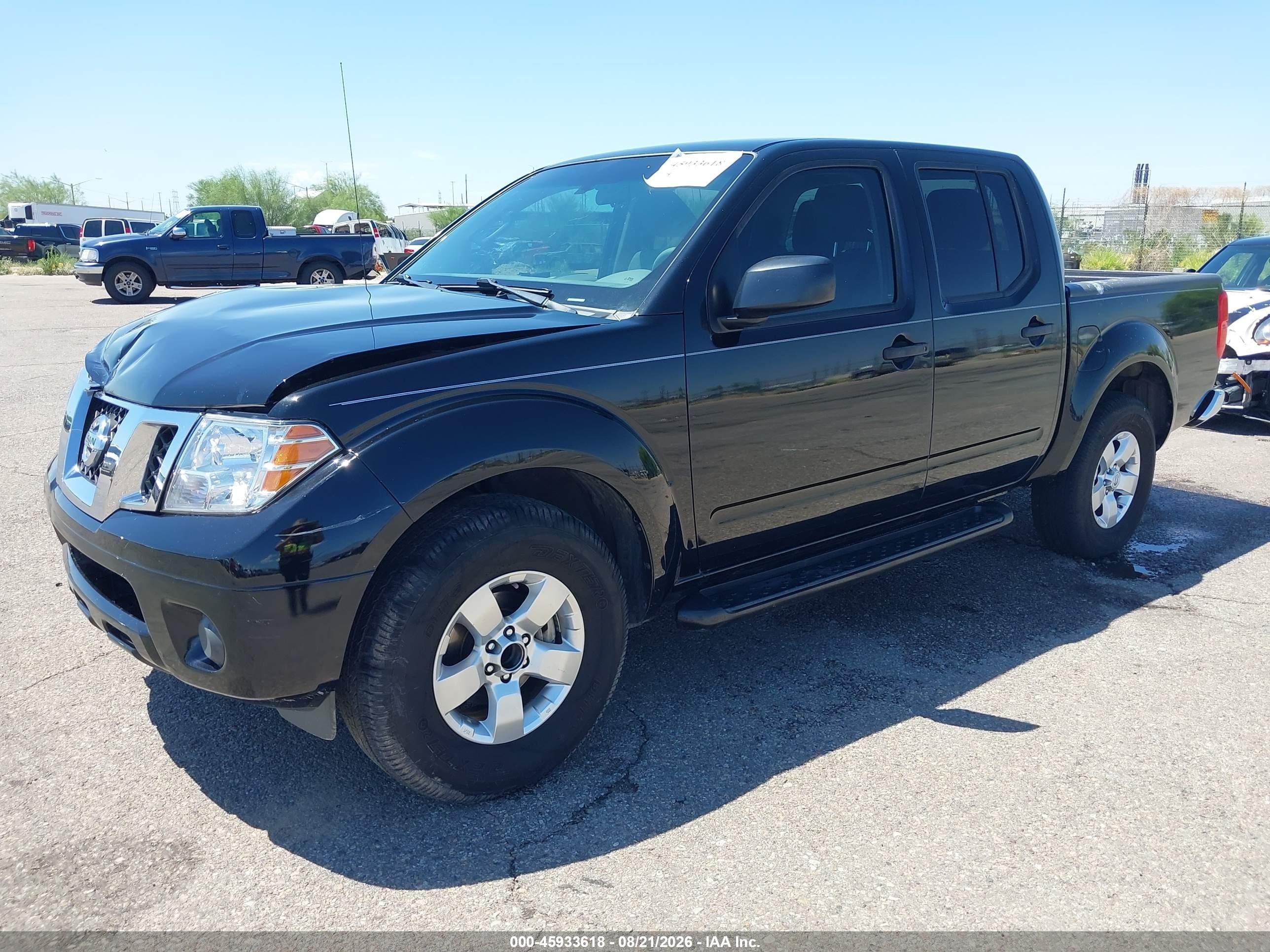 2012 Nissan Frontier Sv Black vin: 1N6AD0ER7CC435968