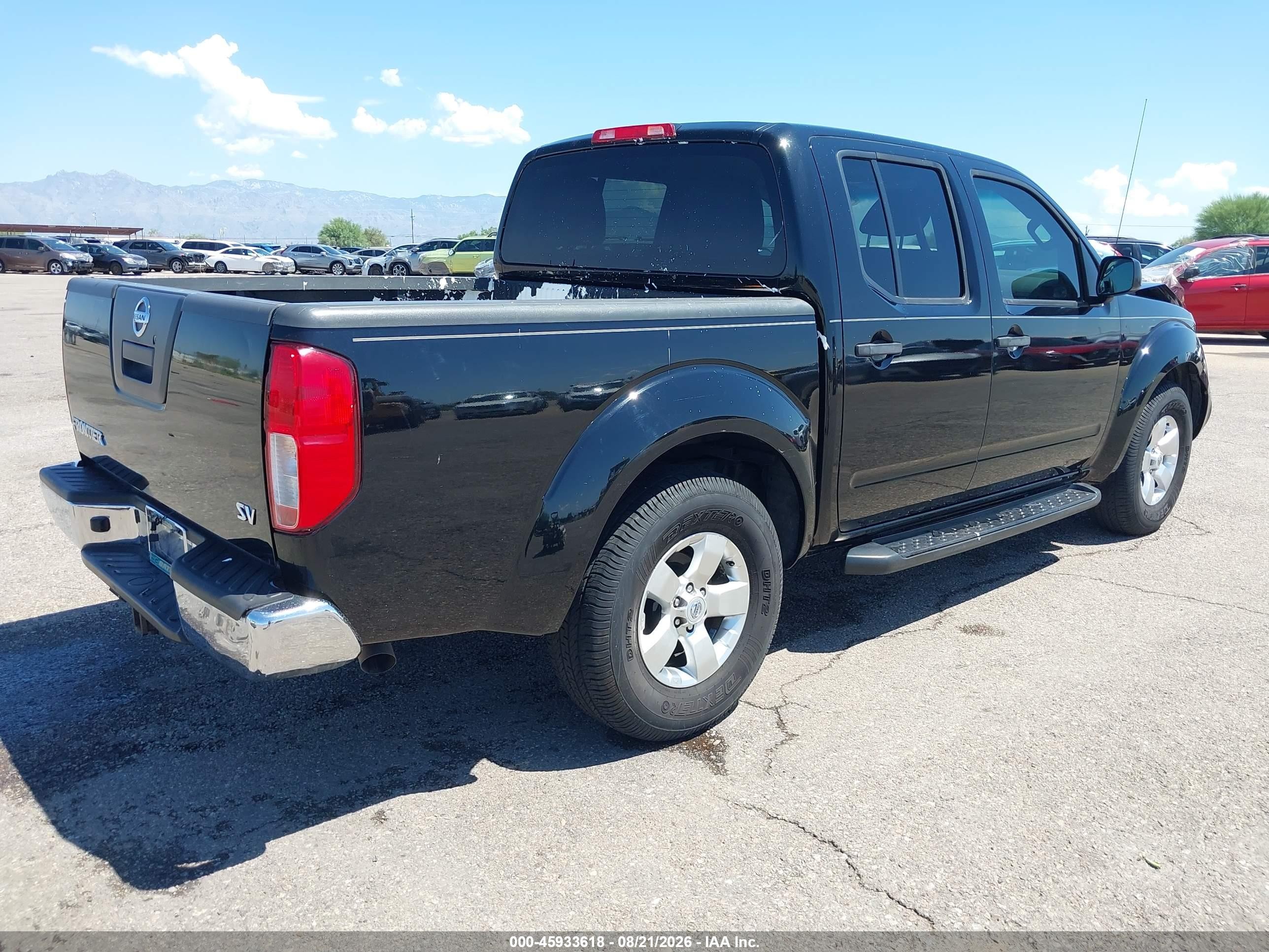 2012 Nissan Frontier Sv Black vin: 1N6AD0ER7CC435968