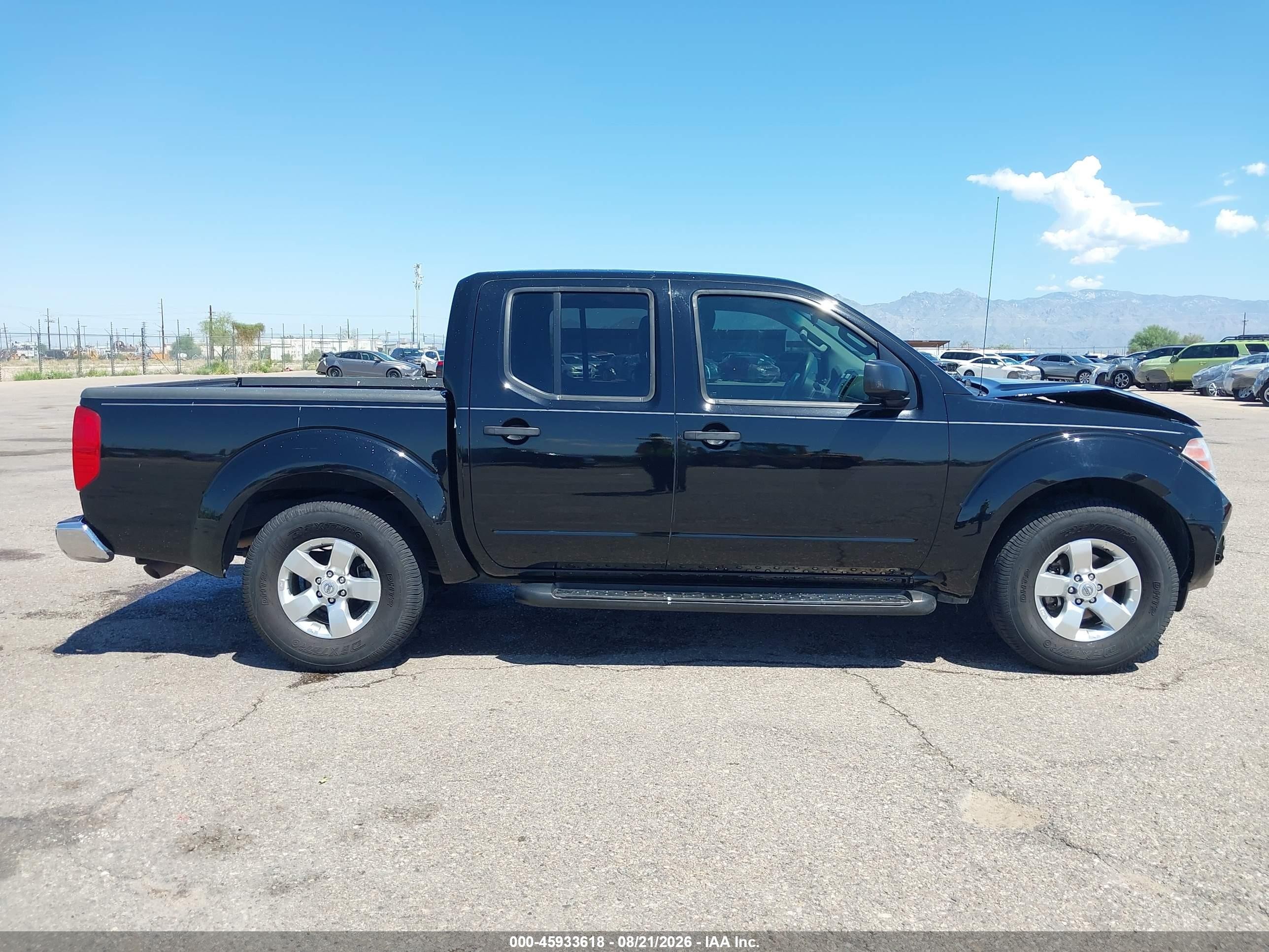 2012 Nissan Frontier Sv Black vin: 1N6AD0ER7CC435968