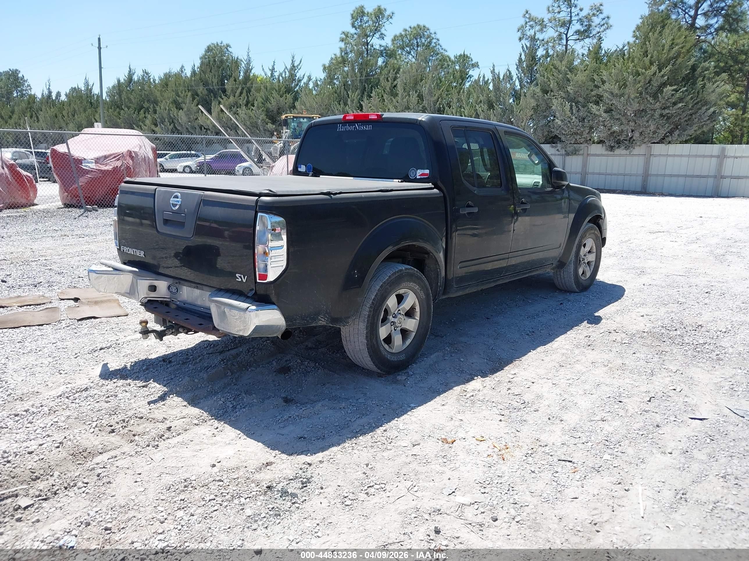 2012 Nissan Frontier Sv Black vin: 1N6AD0ER7CC461728
