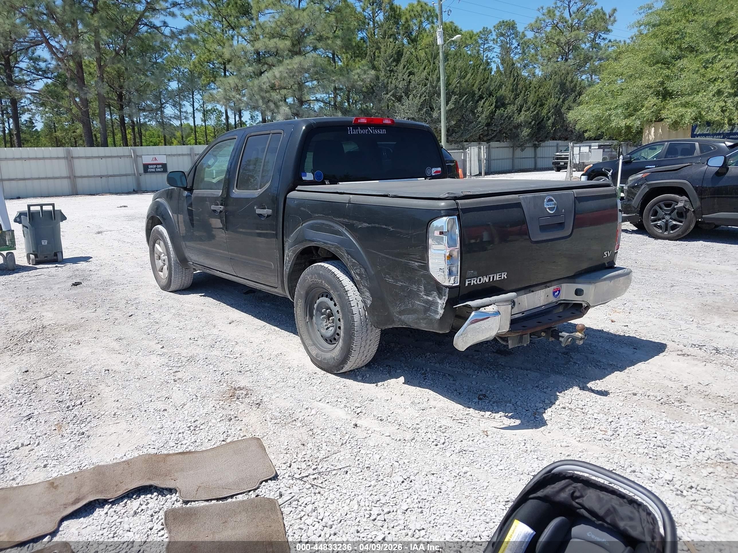 2012 Nissan Frontier Sv Black vin: 1N6AD0ER7CC461728