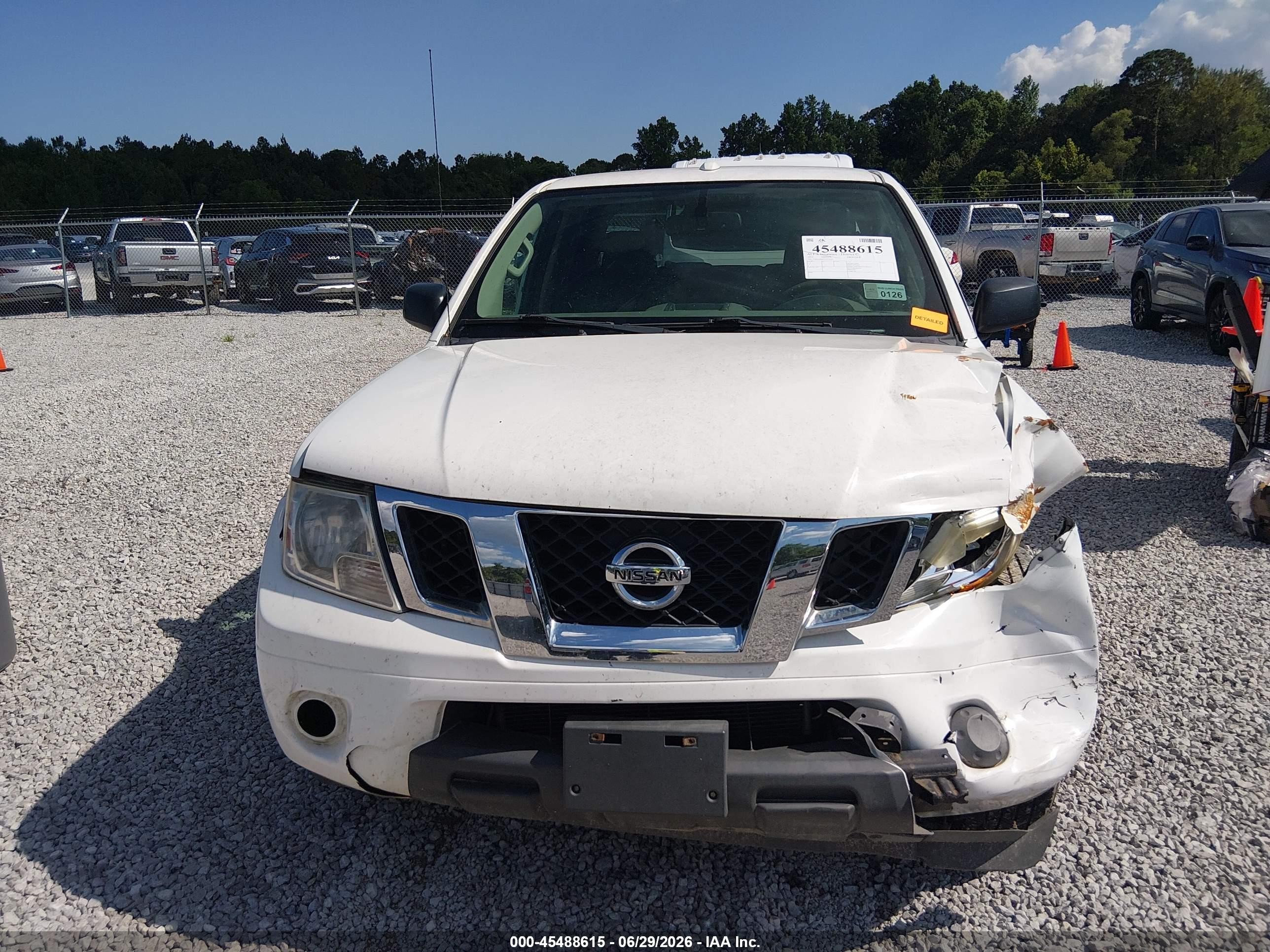 2012 Nissan Frontier Sv White vin: 1N6AD0ER7CC471918