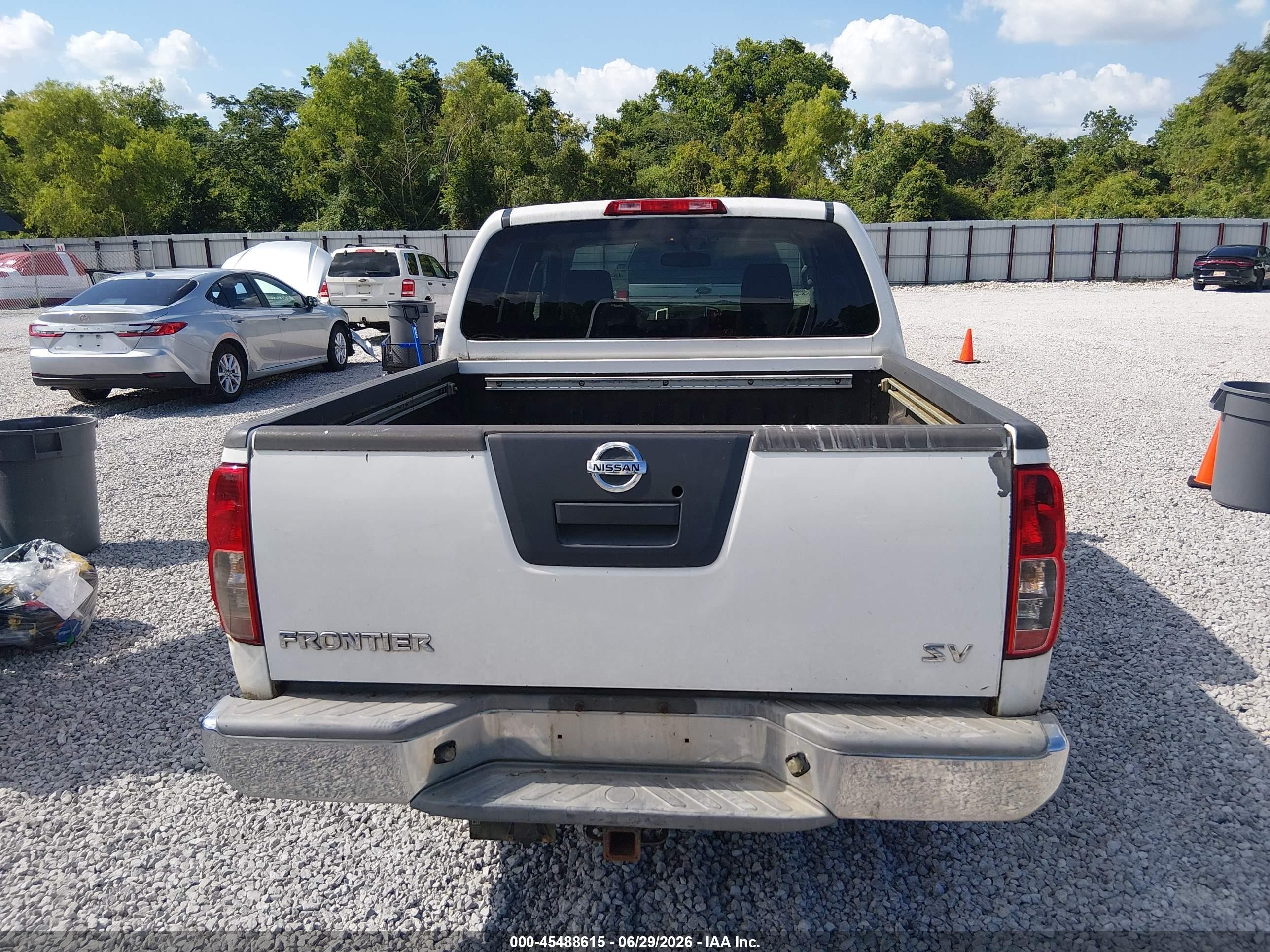2012 Nissan Frontier Sv White vin: 1N6AD0ER7CC471918
