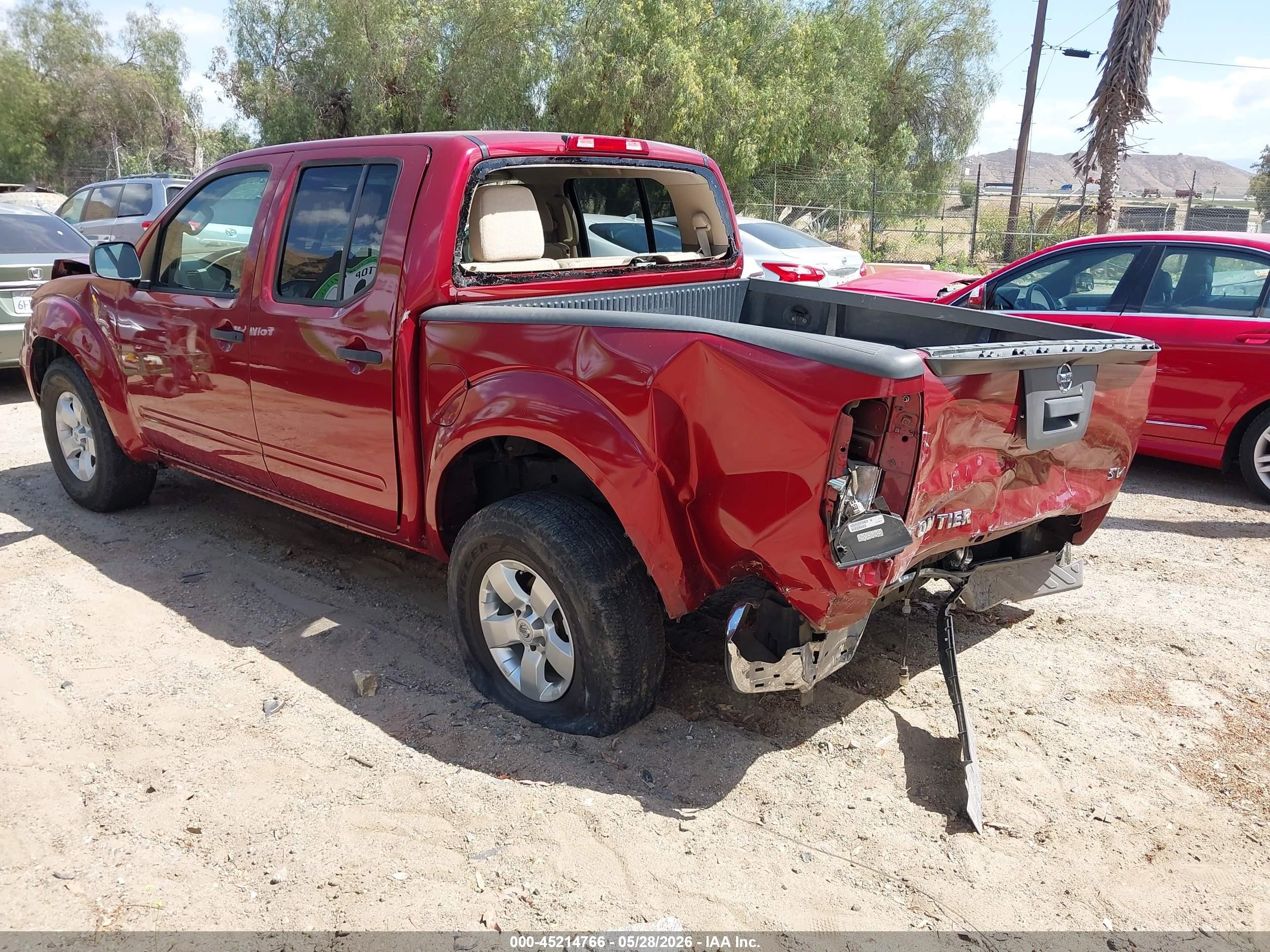 2013 Nissan Frontier Sv Red vin: 1N6AD0ER7DN724970
