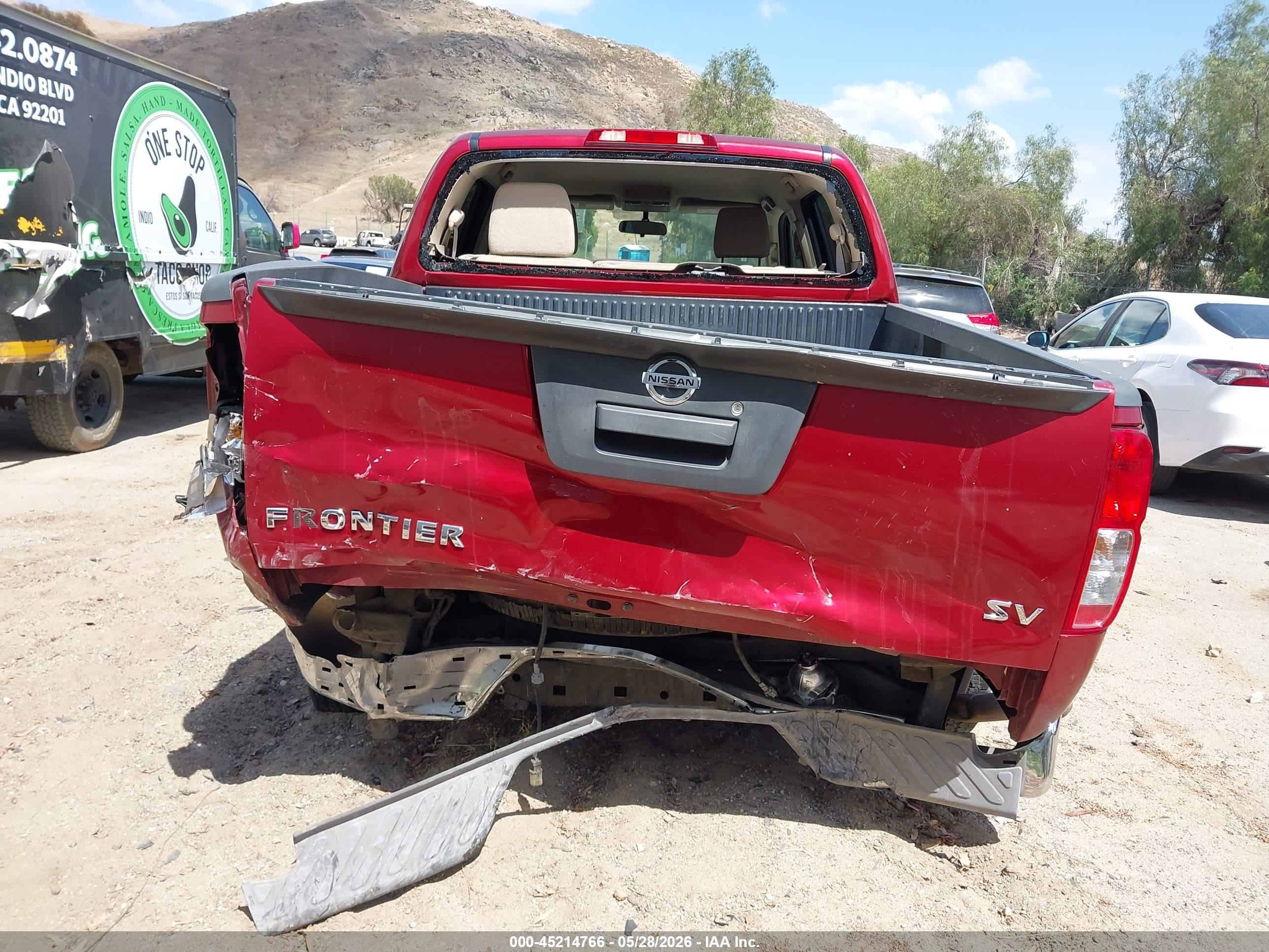 2013 Nissan Frontier Sv Red vin: 1N6AD0ER7DN724970