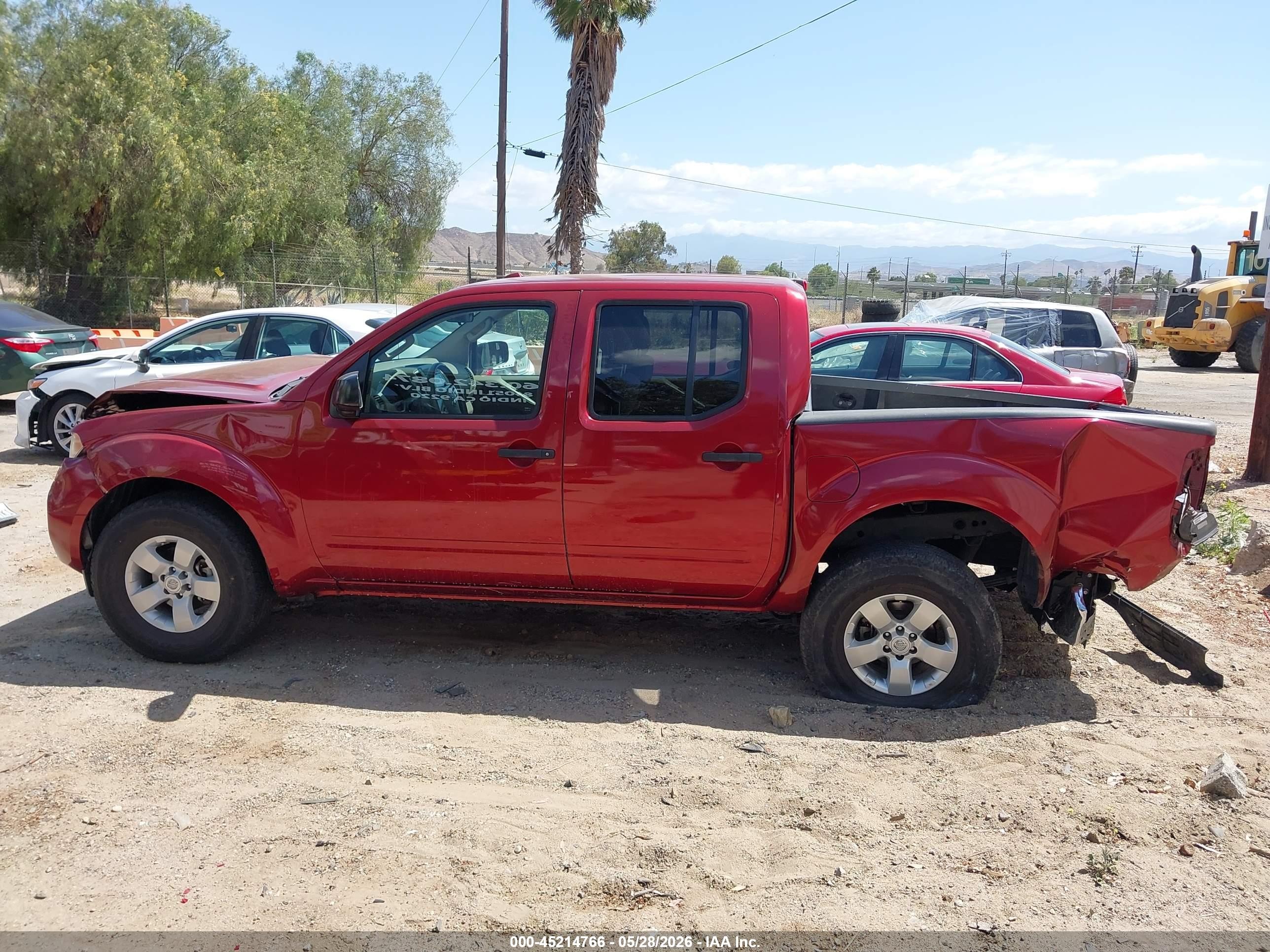 2013 Nissan Frontier Sv Red vin: 1N6AD0ER7DN724970
