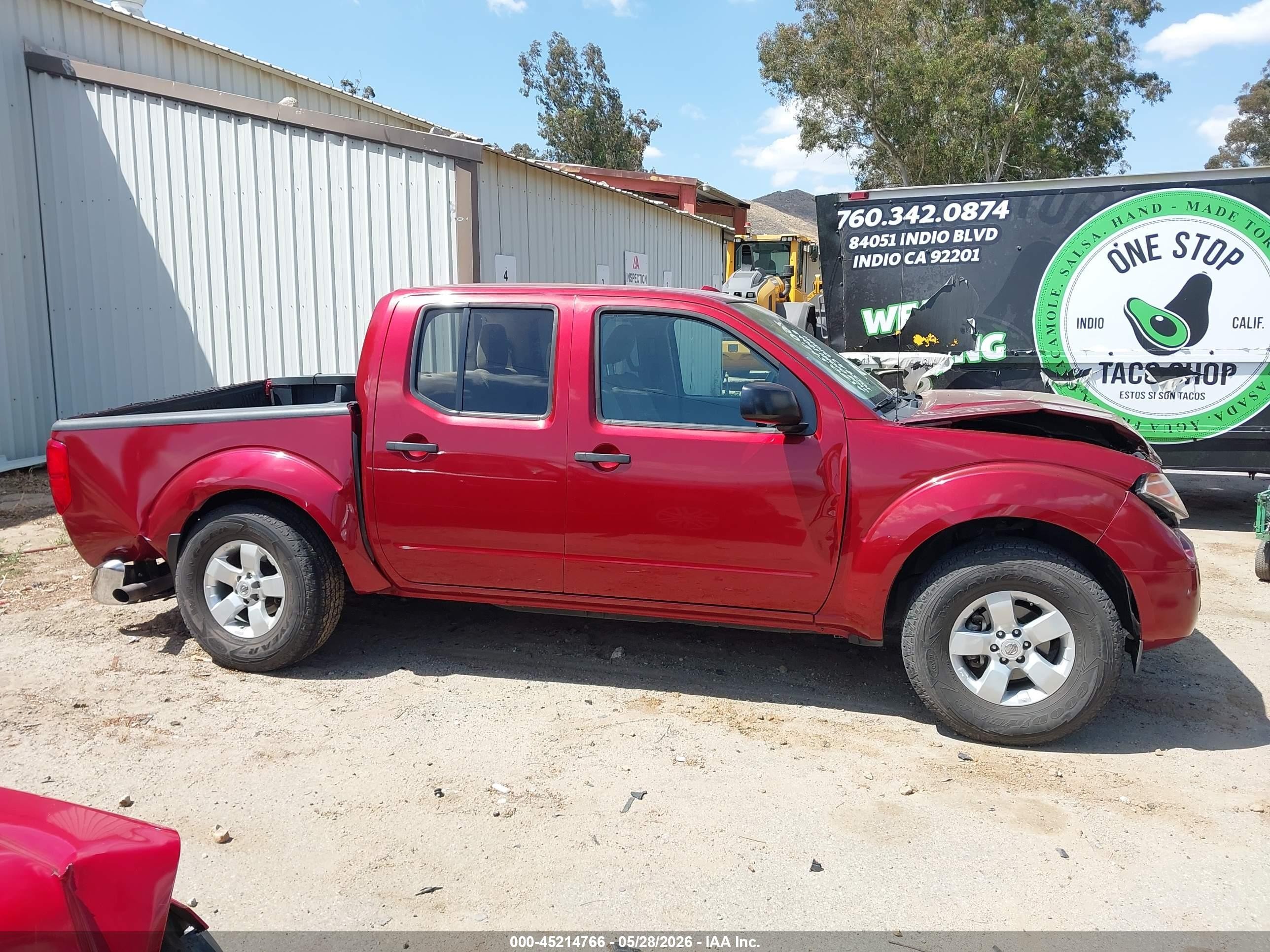 2013 Nissan Frontier Sv Red vin: 1N6AD0ER7DN724970