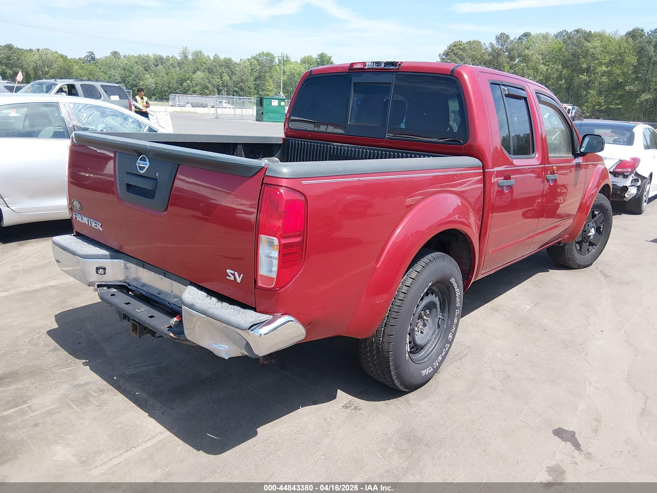 2014 Nissan Frontier Sv Red vin: 1N6AD0ER7EN707510