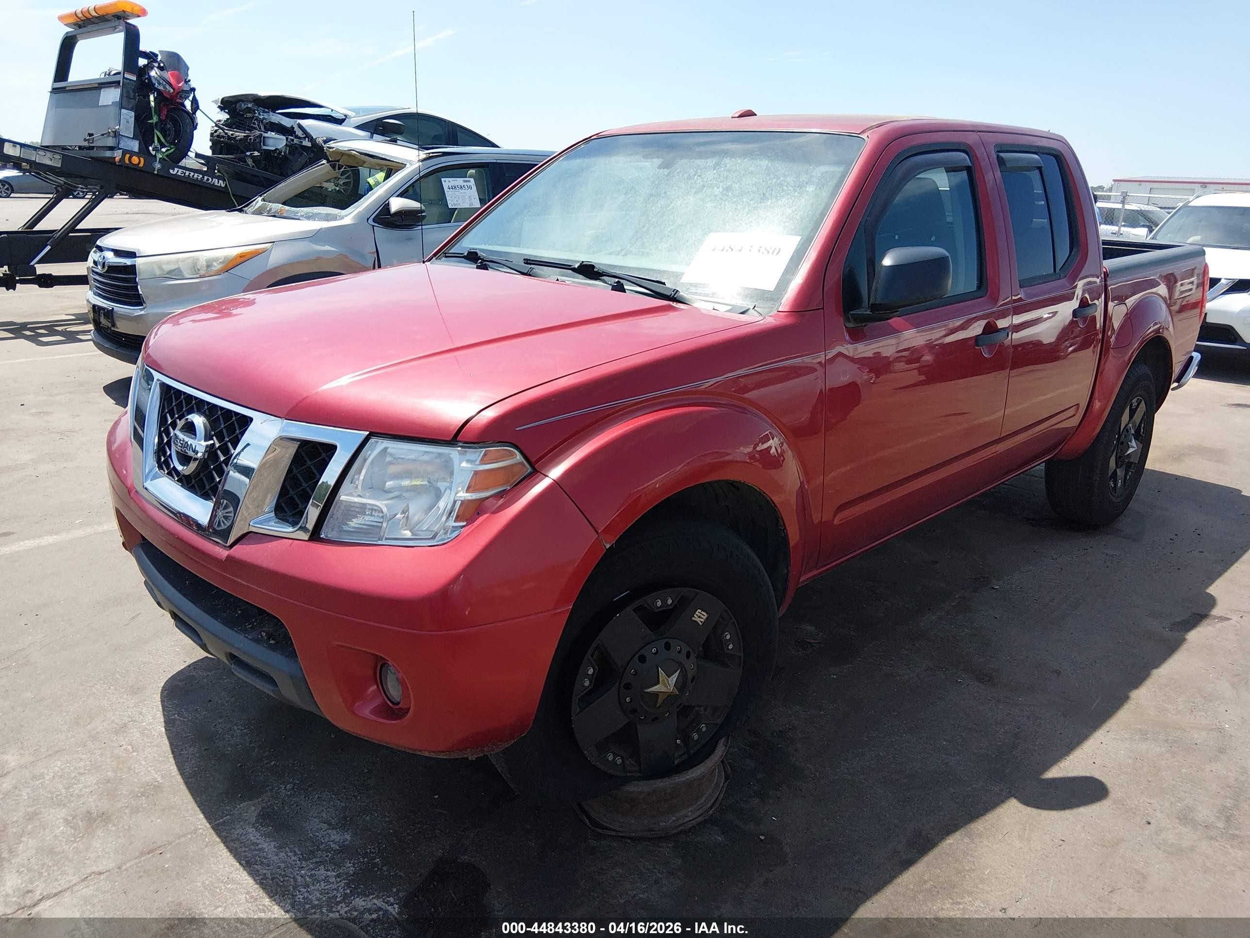 2014 Nissan Frontier Sv Red vin: 1N6AD0ER7EN707510