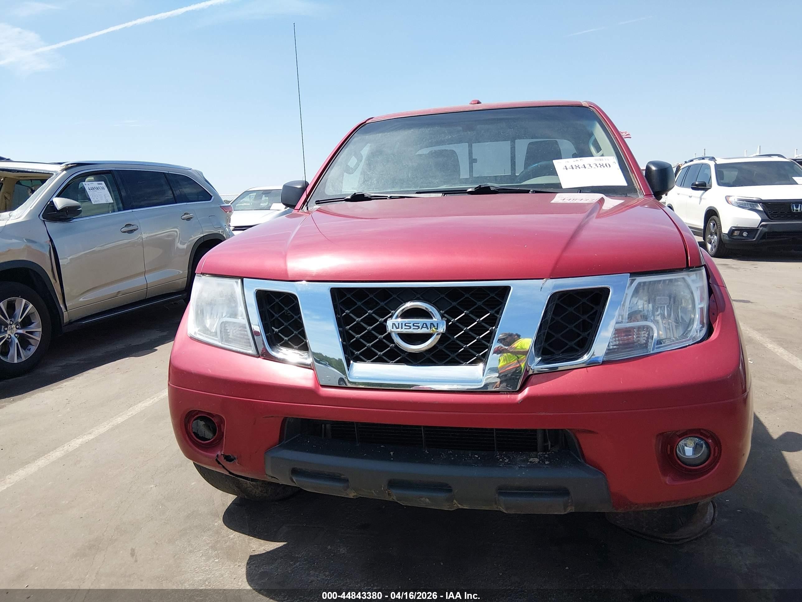 2014 Nissan Frontier Sv Red vin: 1N6AD0ER7EN707510
