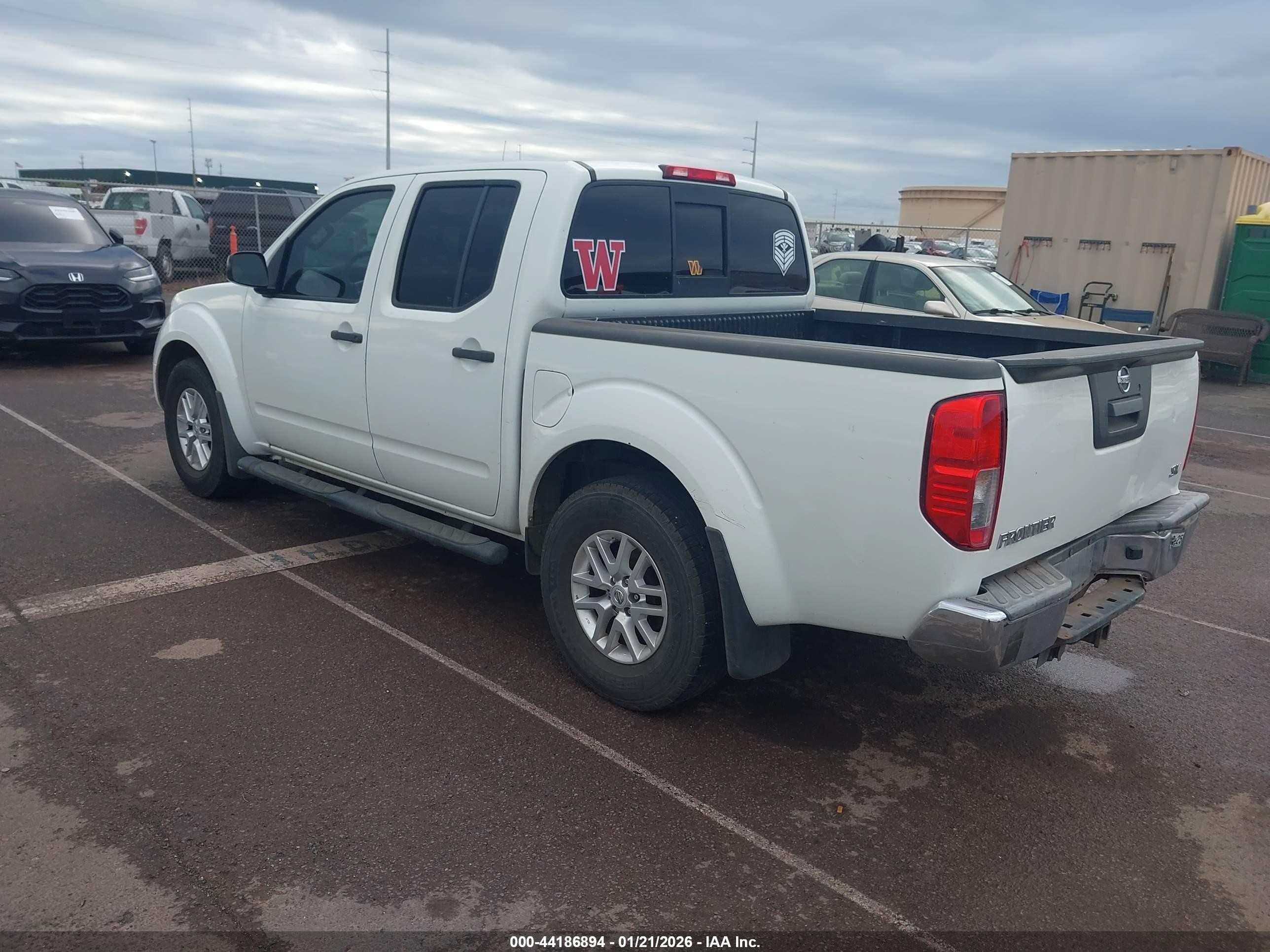 2014 Nissan Frontier Sv White vin: 1N6AD0ER7EN711332