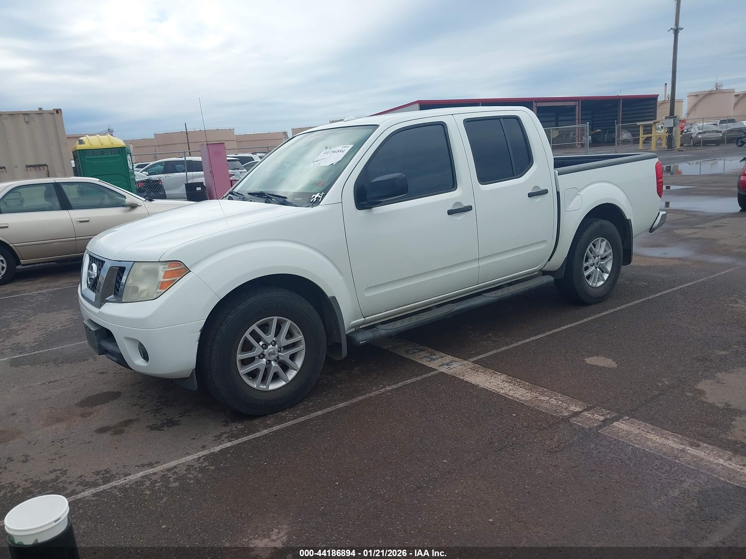 2014 Nissan Frontier Sv White vin: 1N6AD0ER7EN711332
