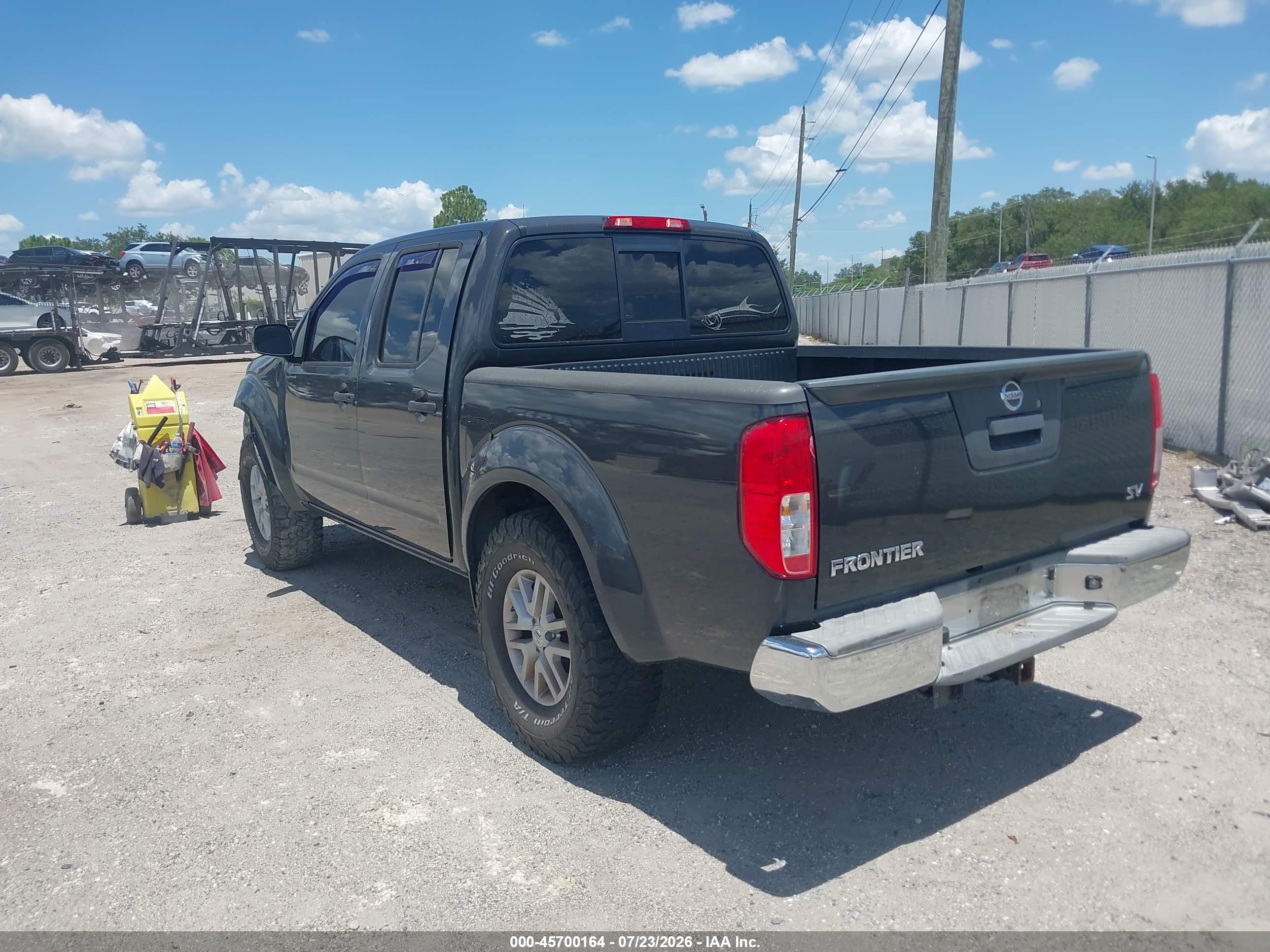 2015 Nissan Frontier Sv Gray vin: 1N6AD0ER7FN732067