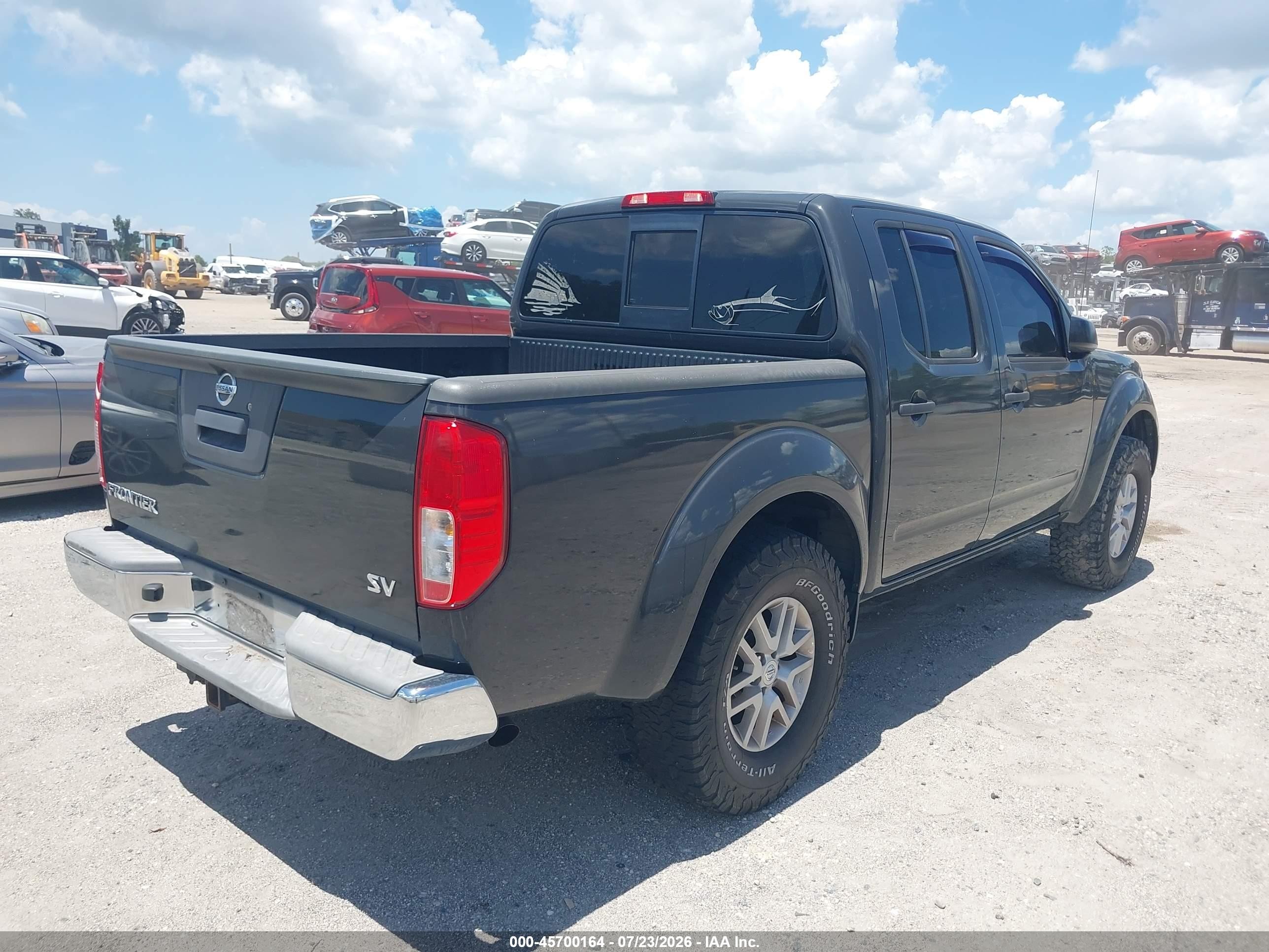 2015 Nissan Frontier Sv Gray vin: 1N6AD0ER7FN732067