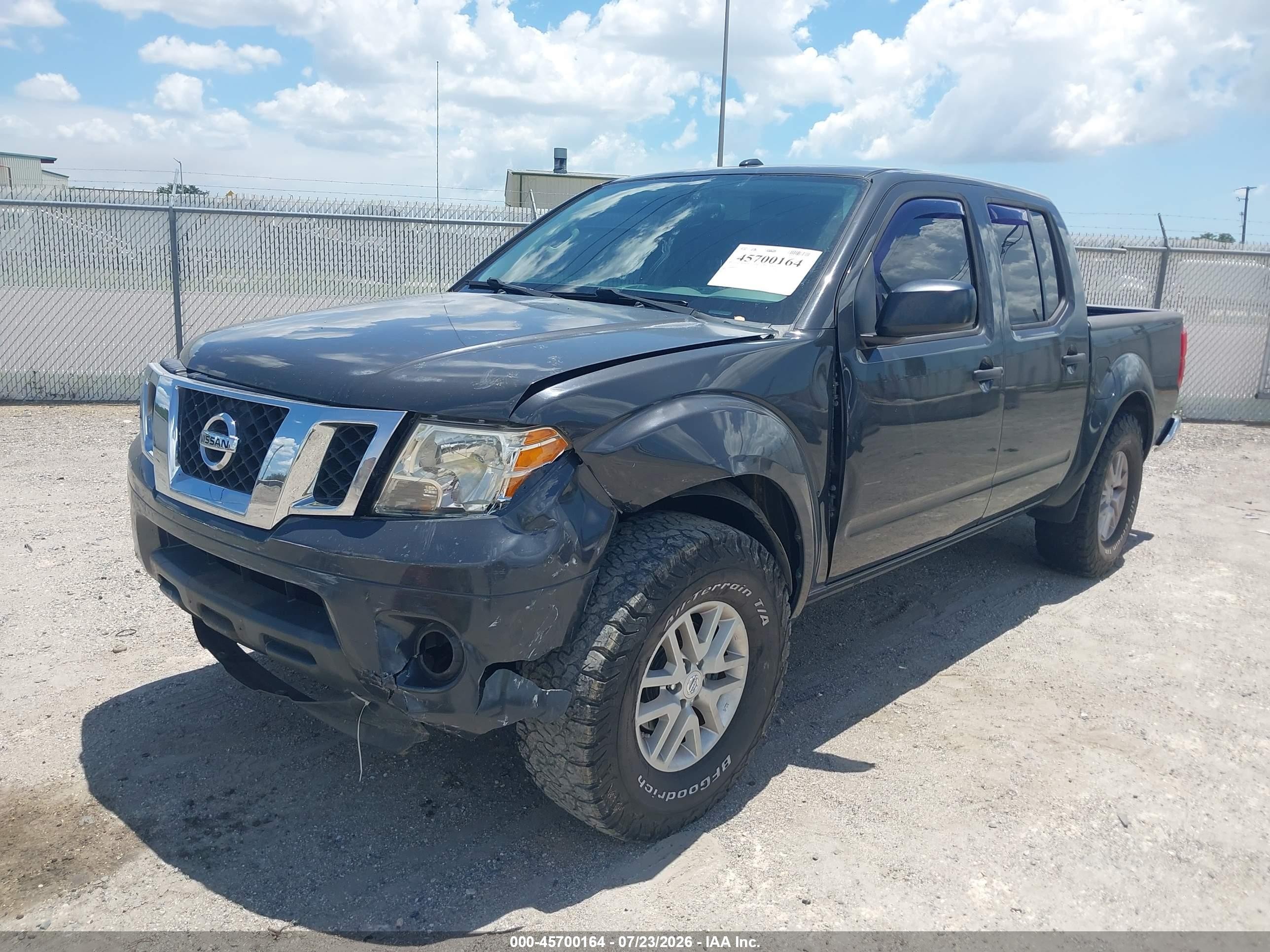 2015 Nissan Frontier Sv Gray vin: 1N6AD0ER7FN732067