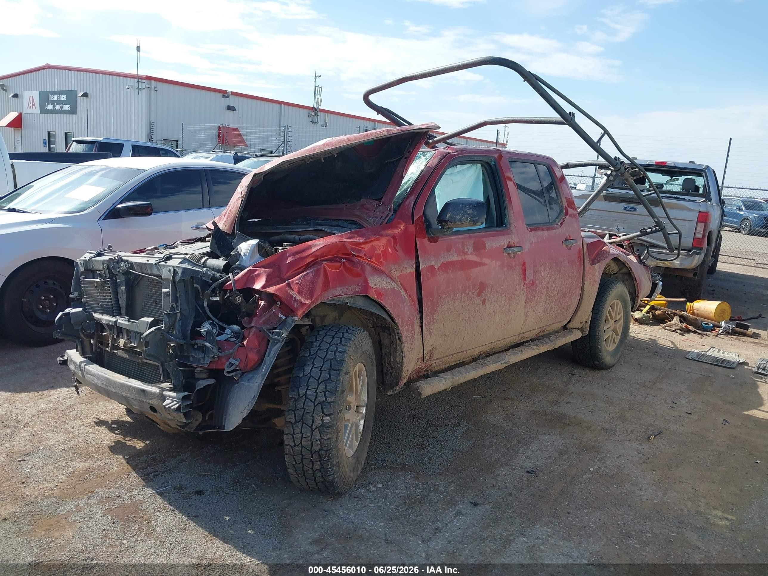 2015 Nissan Frontier Sv Maroon vin: 1N6AD0ER7FN764789