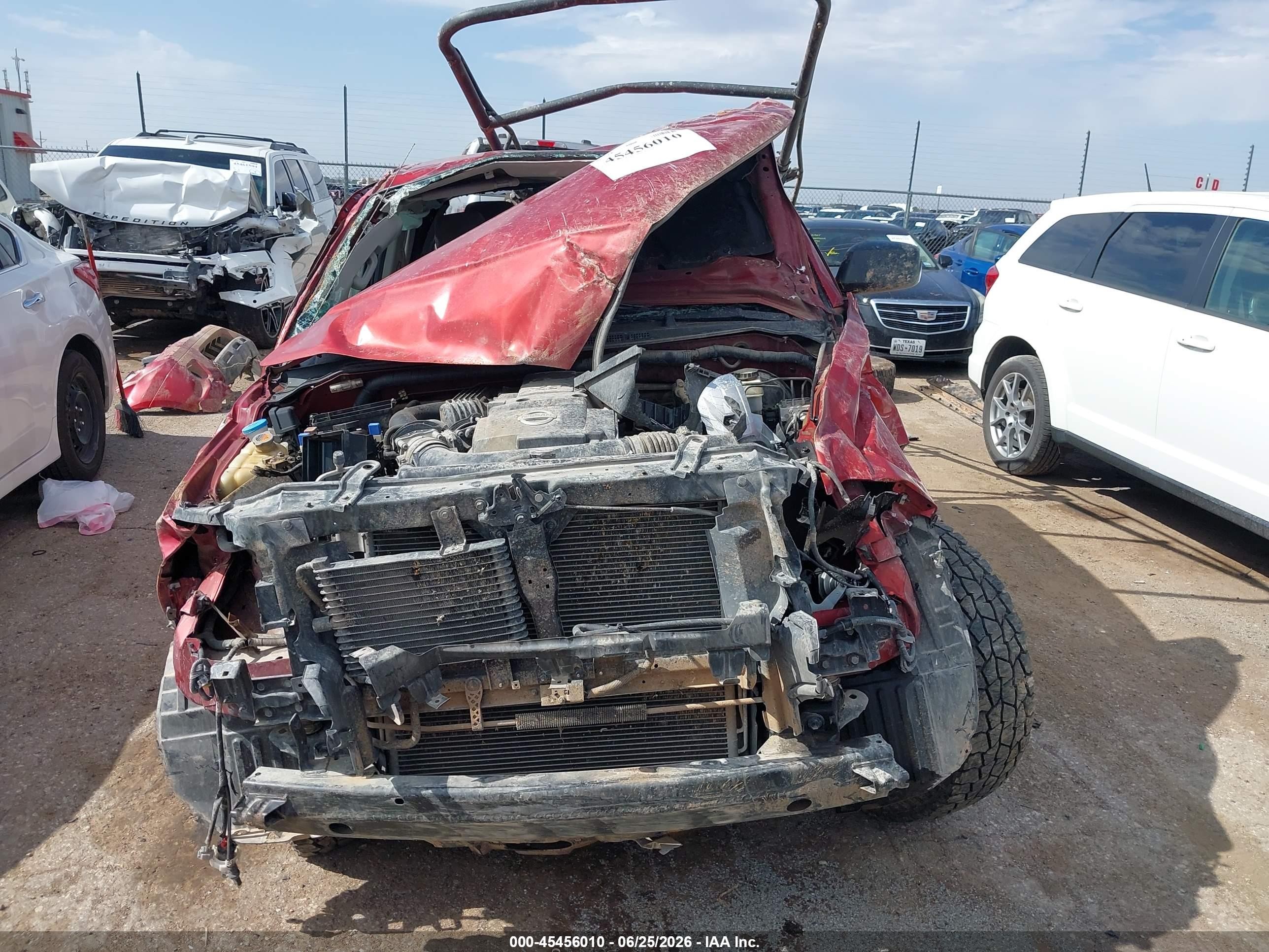 2015 Nissan Frontier Sv Maroon vin: 1N6AD0ER7FN764789
