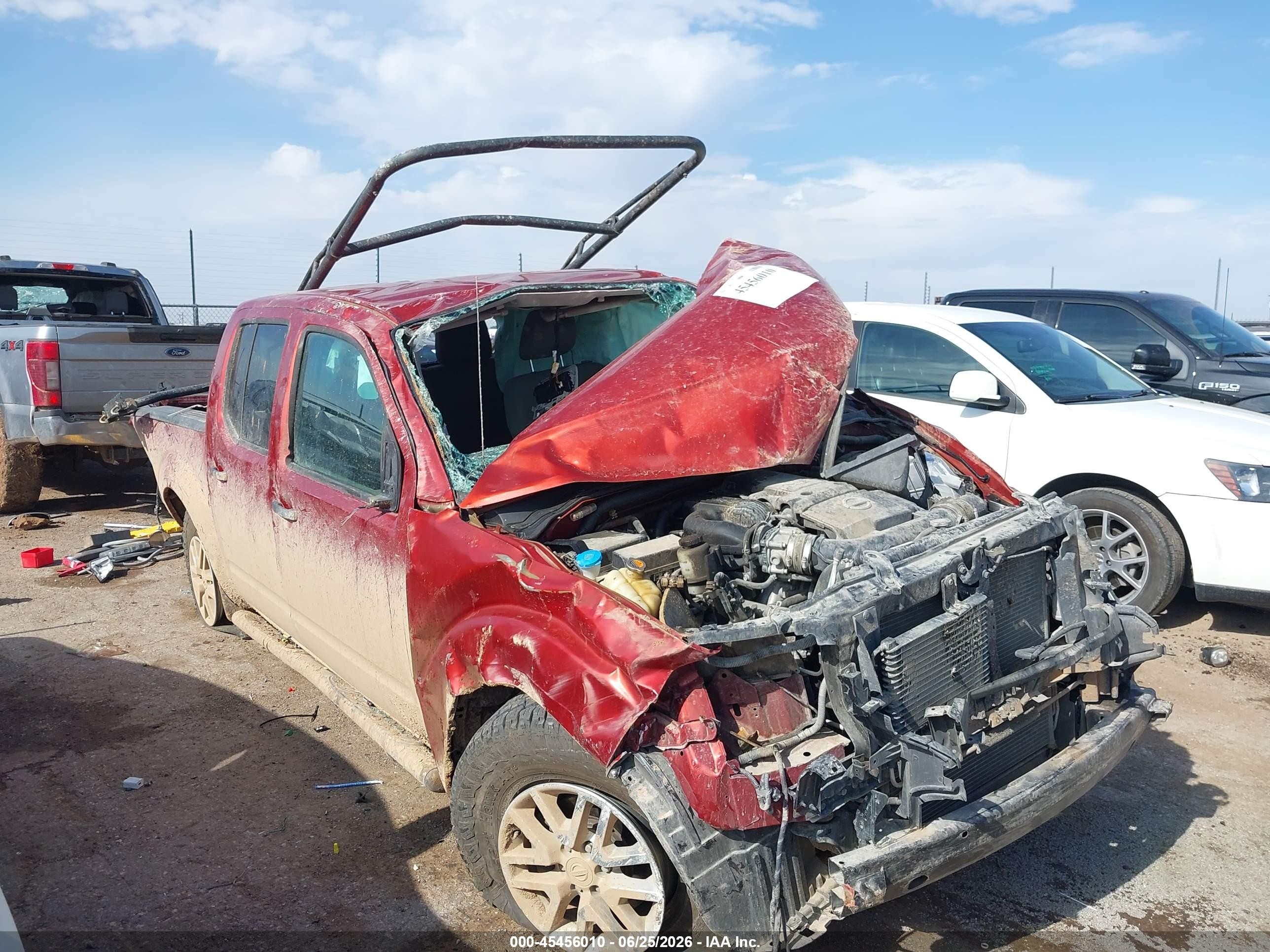 2015 Nissan Frontier Sv Maroon vin: 1N6AD0ER7FN764789