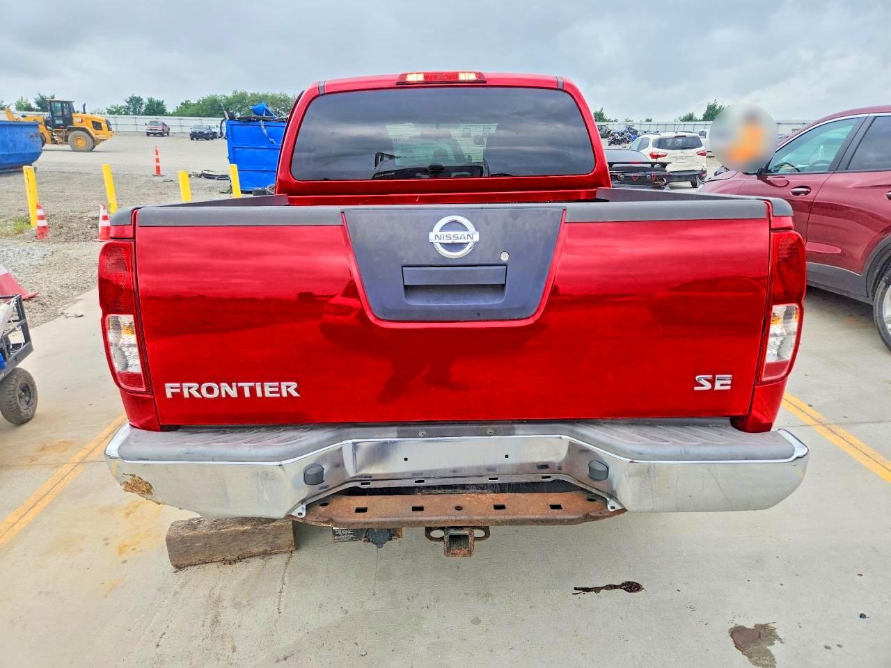 2010 Nissan Frontier Se V6 Red vin: 1N6AD0ER8AC404225