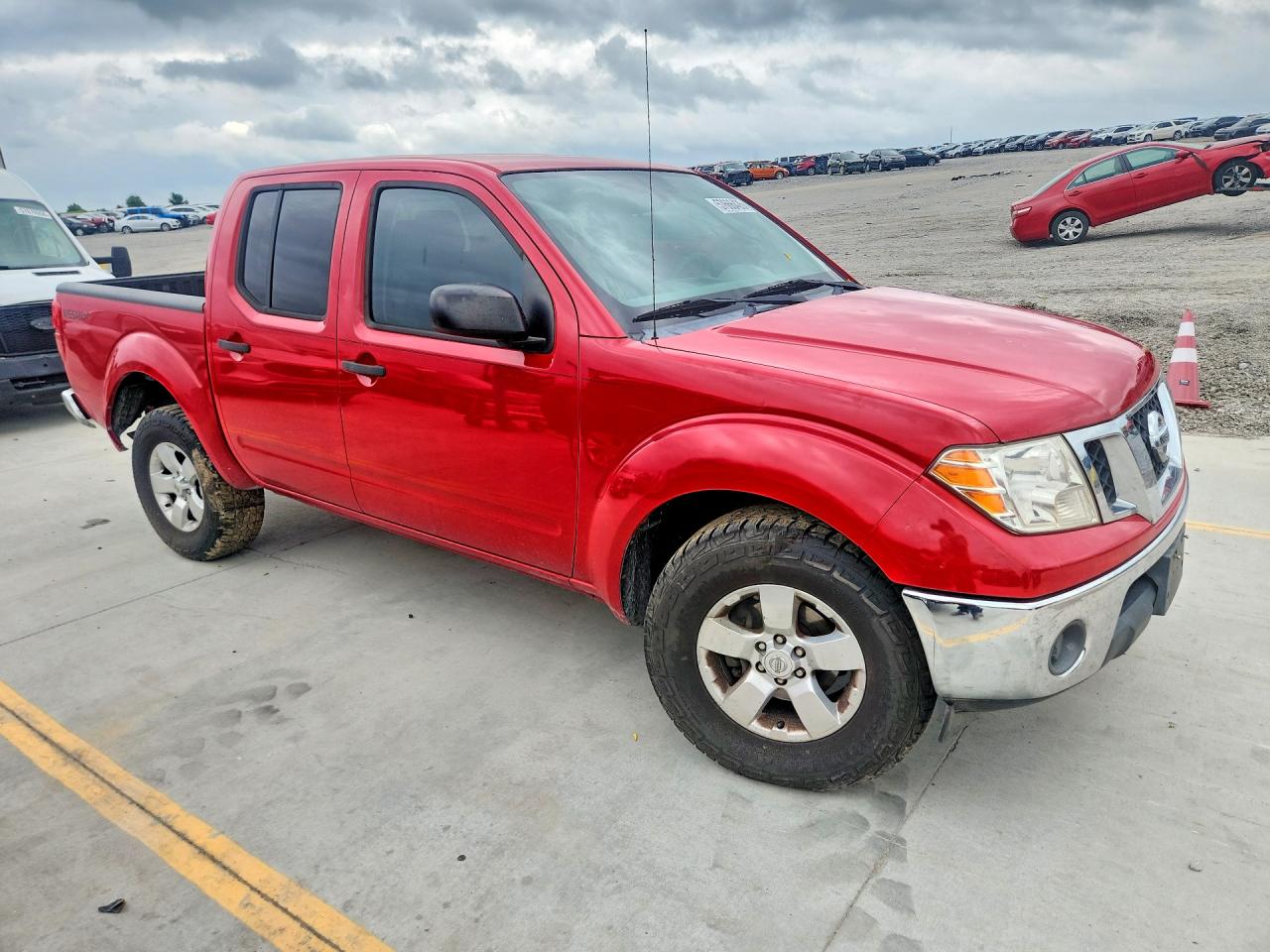 2010 Nissan Frontier Se V6 Red vin: 1N6AD0ER8AC404225