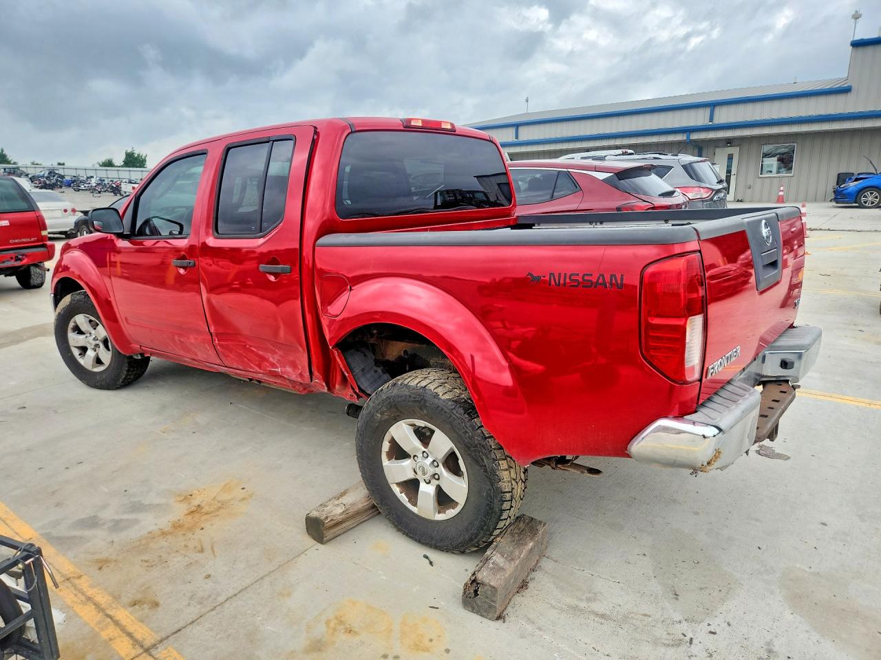 2010 Nissan Frontier Se V6 Red vin: 1N6AD0ER8AC404225