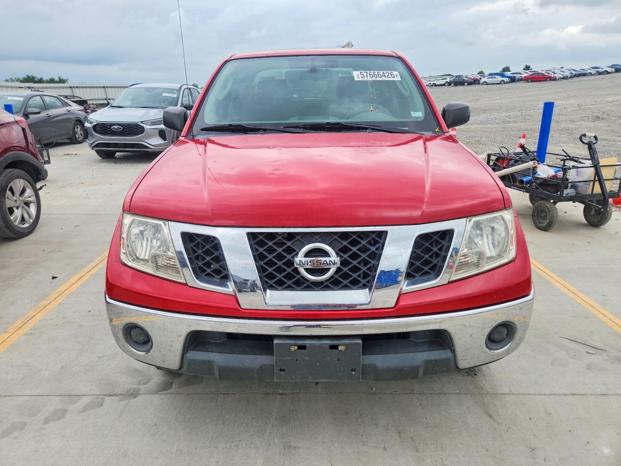 2010 Nissan Frontier Se V6 Red vin: 1N6AD0ER8AC404225