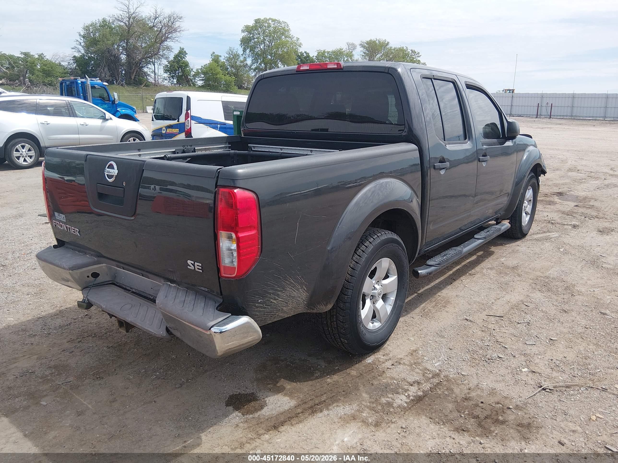 2010 Nissan Frontier Se Gray vin: 1N6AD0ER8AC425432