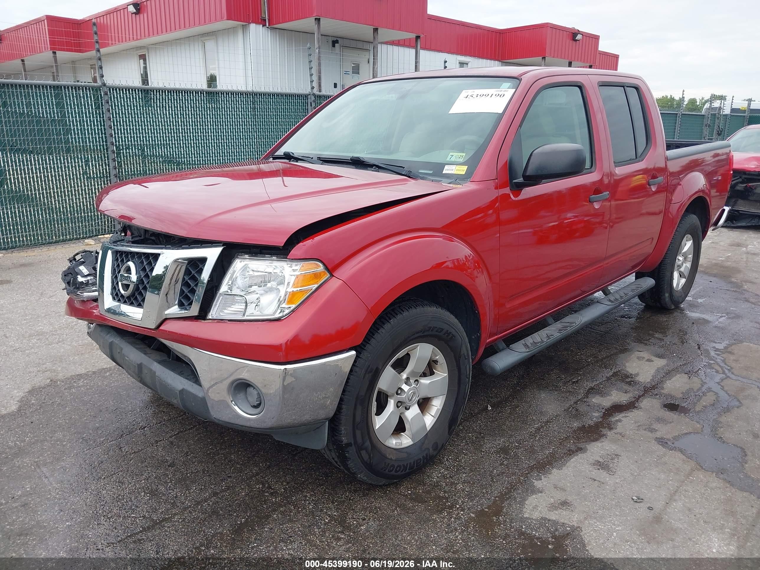 2010 Nissan Frontier Se Red vin: 1N6AD0ER8AC429240