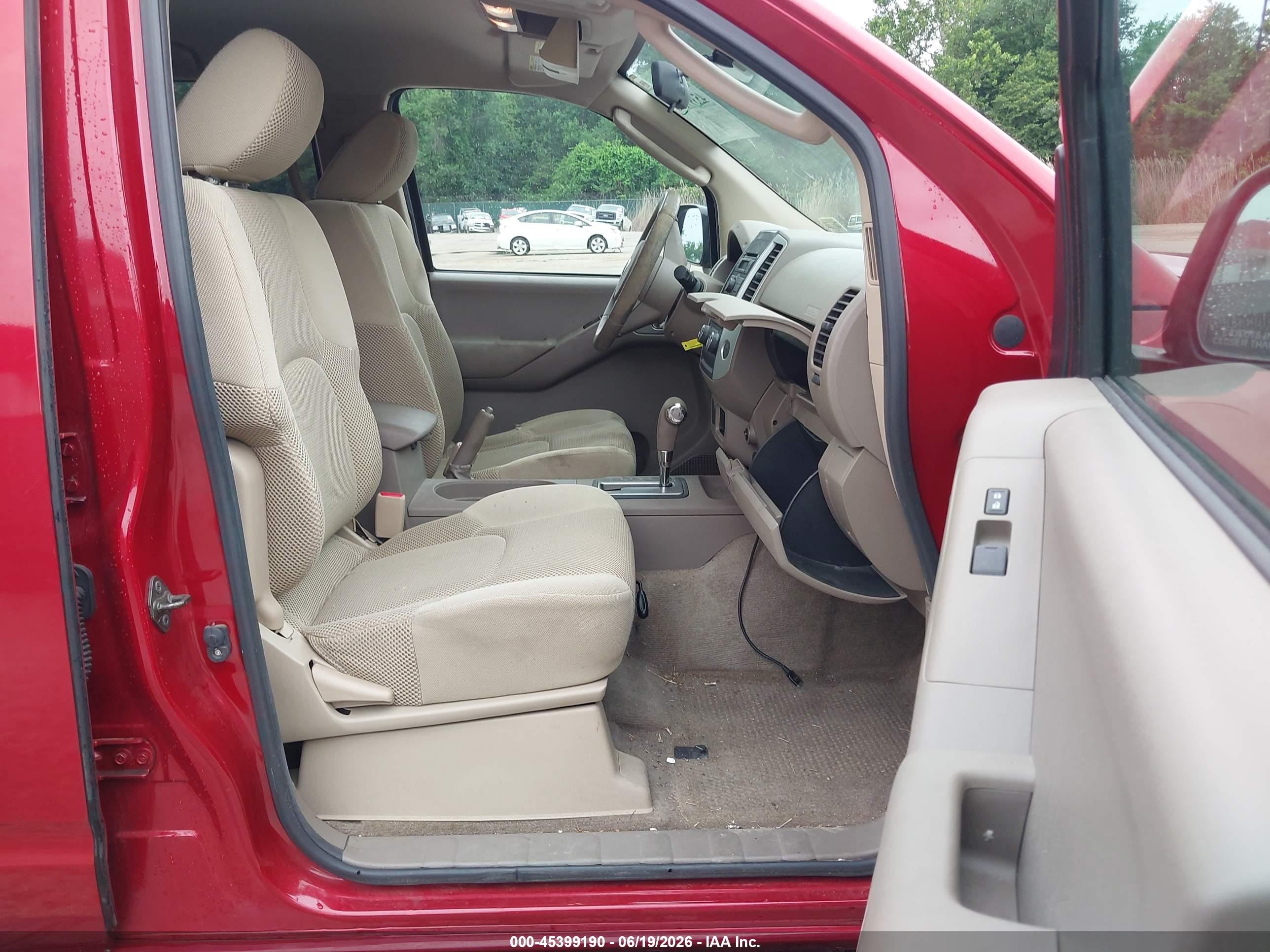 2010 Nissan Frontier Se Red vin: 1N6AD0ER8AC429240