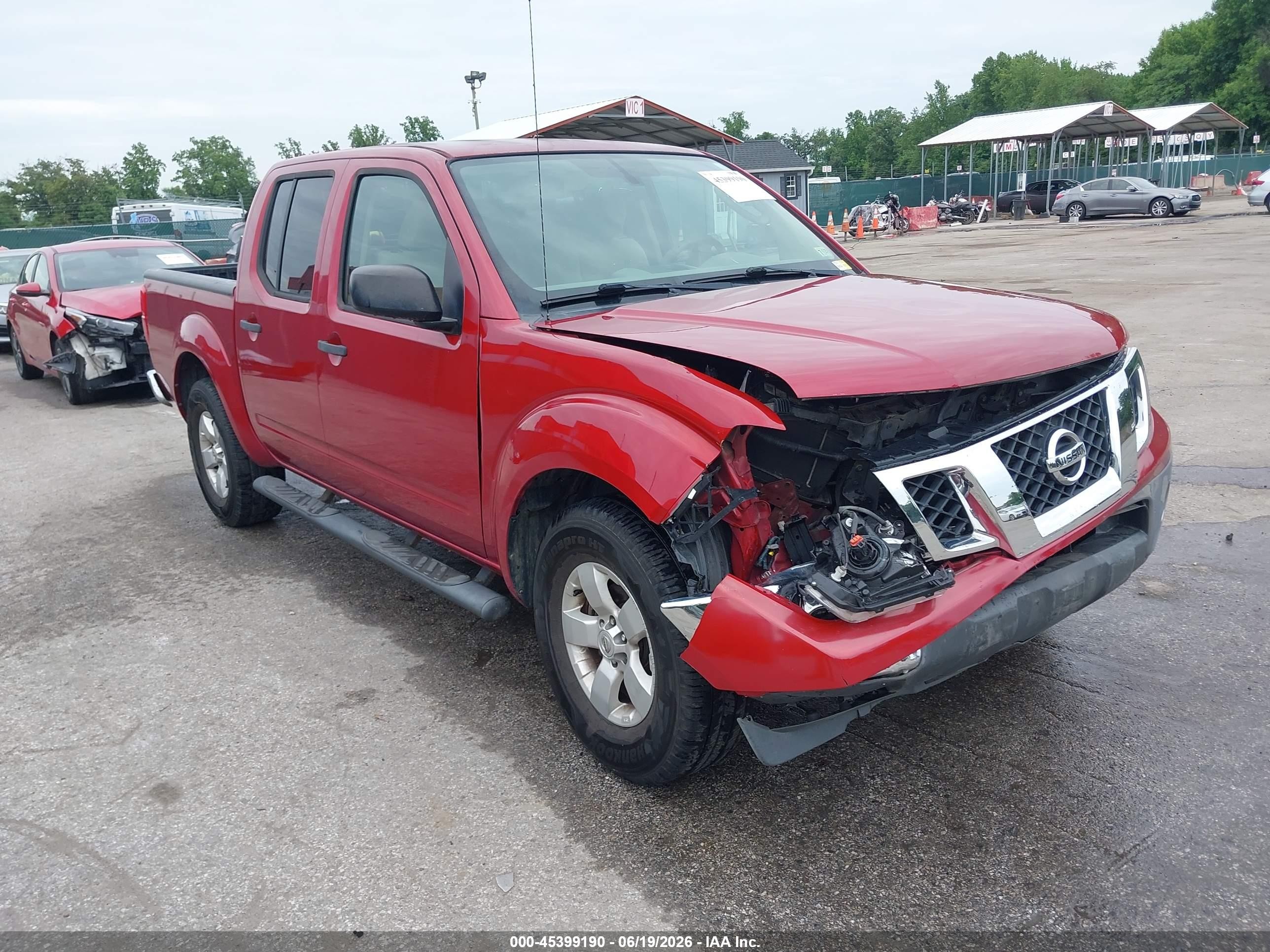 2010 Nissan Frontier Se Red vin: 1N6AD0ER8AC429240