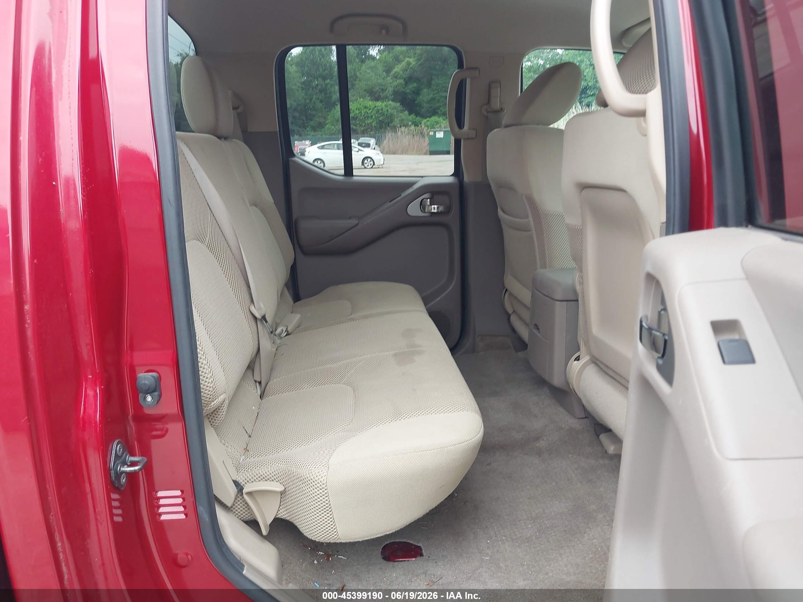 2010 Nissan Frontier Se Red vin: 1N6AD0ER8AC429240